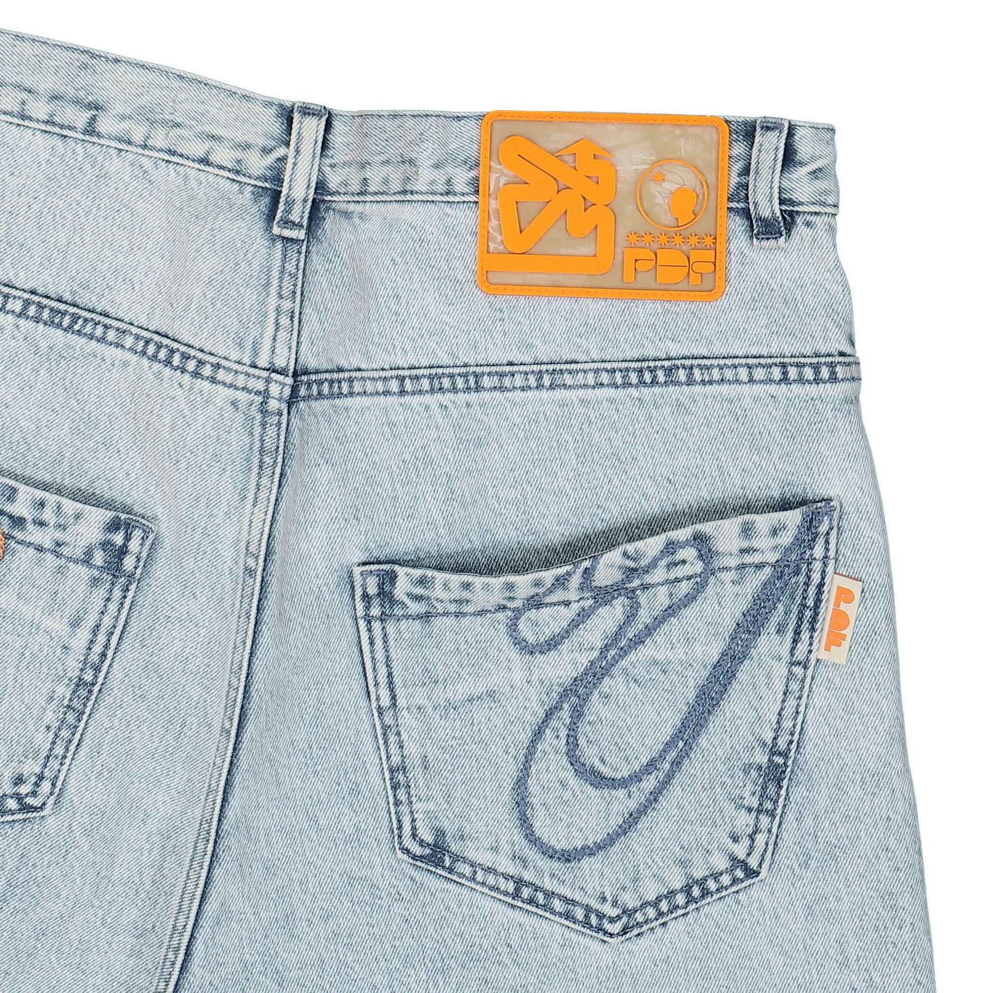 PDF P Pants Light Blue Stripes Blue Detail view 5 | Gate