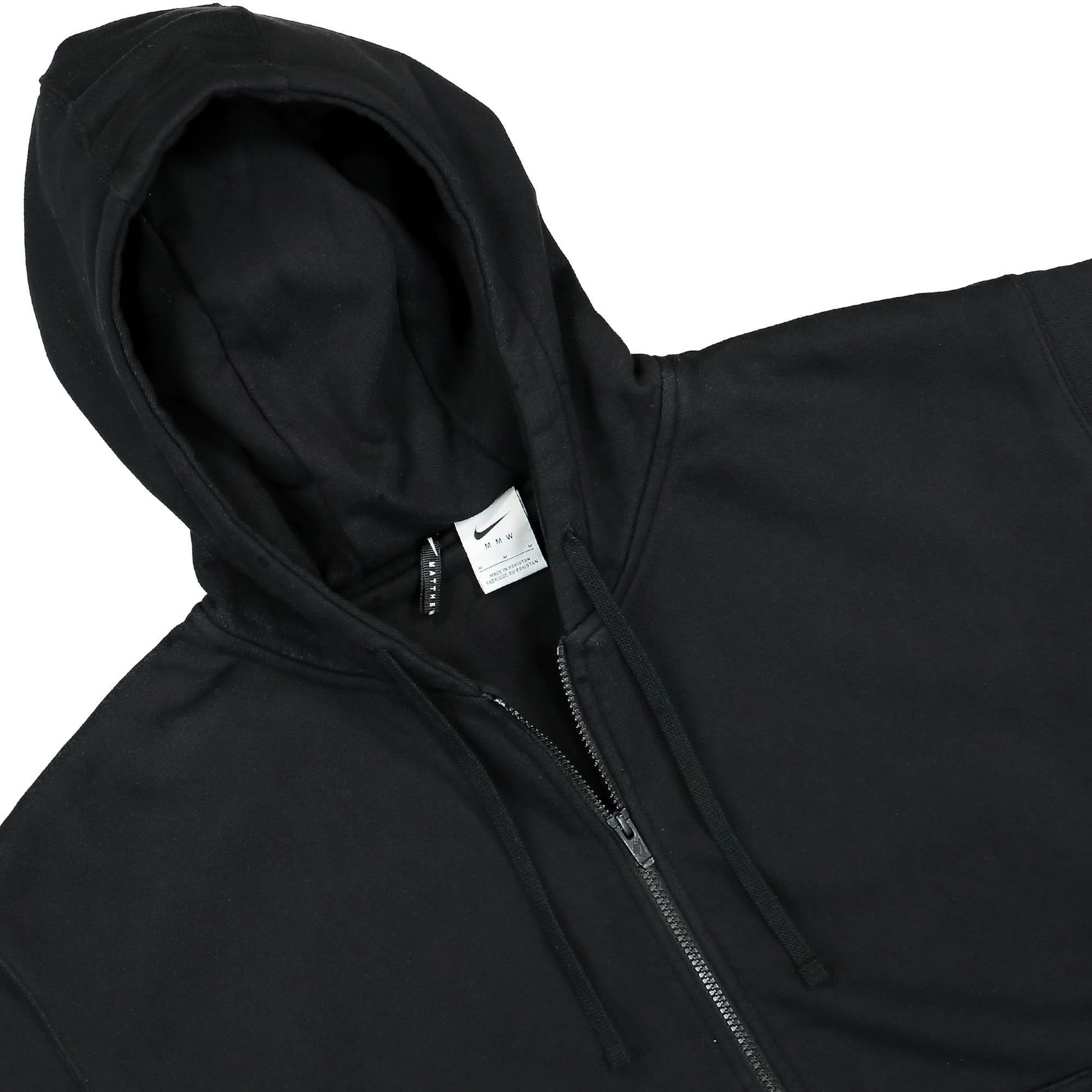 Nike NRG Full-Zip Fleece Hoodie Black Detail view 3 | Gate