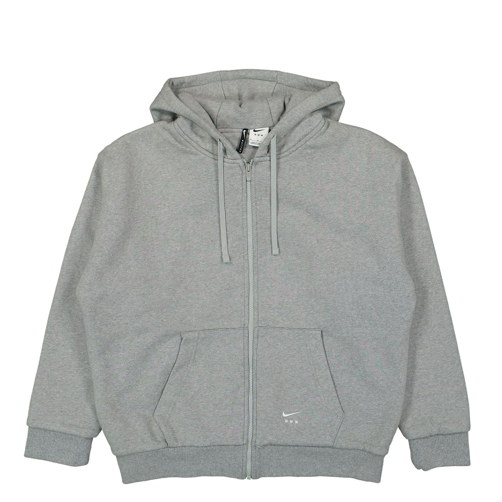 Nike NRG Full-Zip Fleece Hoodie Grey Detail view 1 | Gate