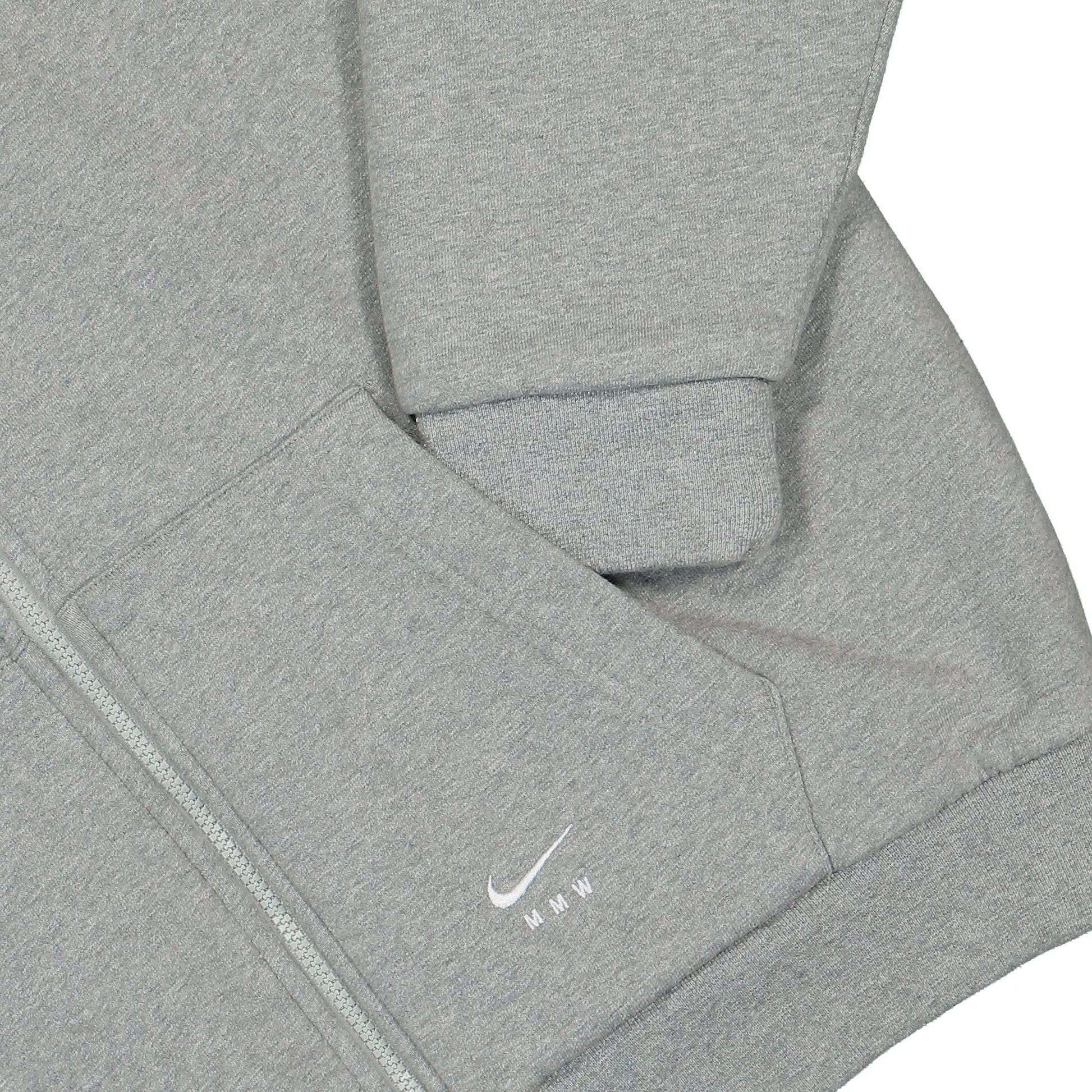 Nike NRG Full-Zip Fleece Hoodie Grey Detail view 4 | Gate