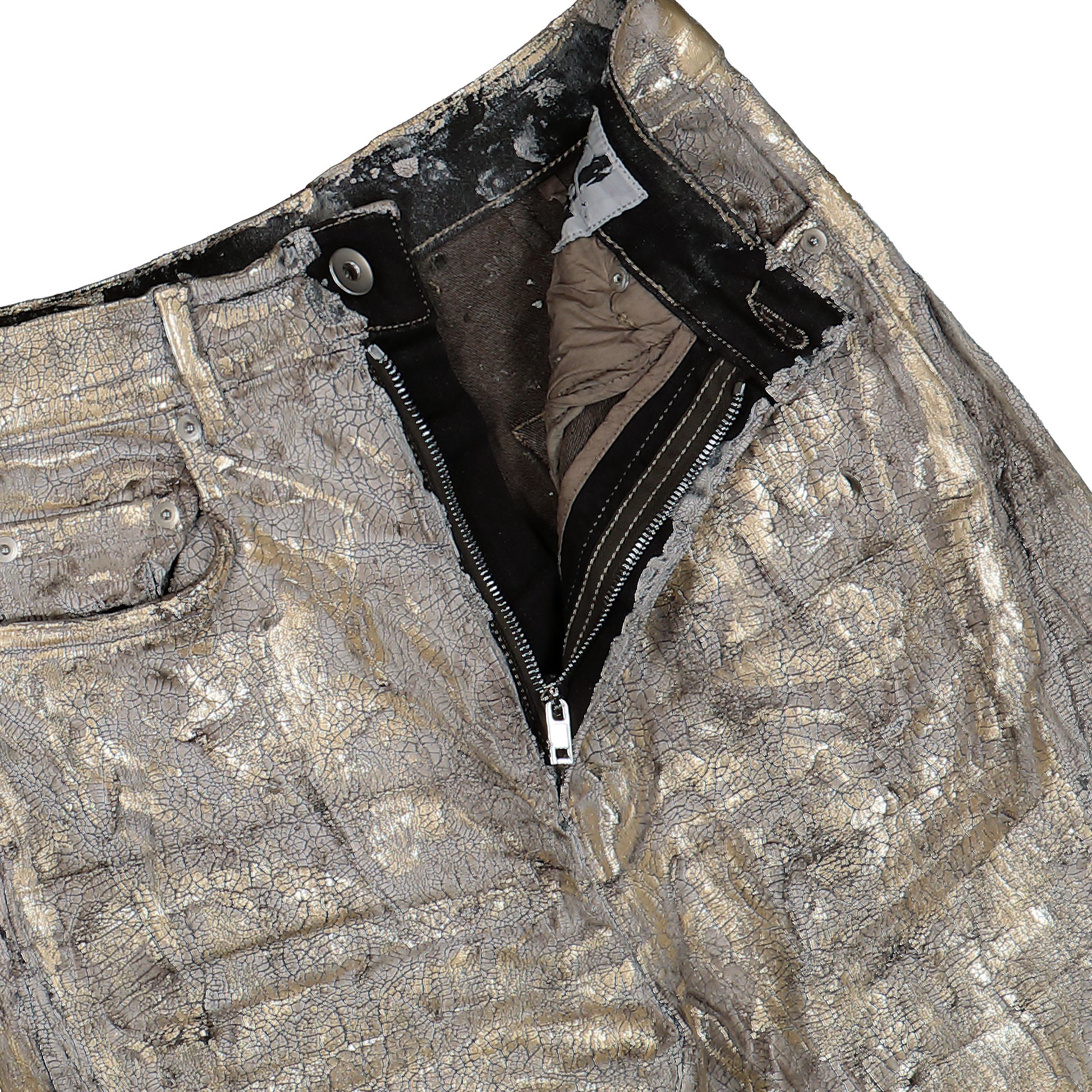Rick Owens Bolan Bootcut Pant Gold Detail view 4 | Gate