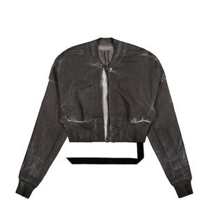 Rick Owens Flight JKT Cropped Grey Detail view 1 | Gate