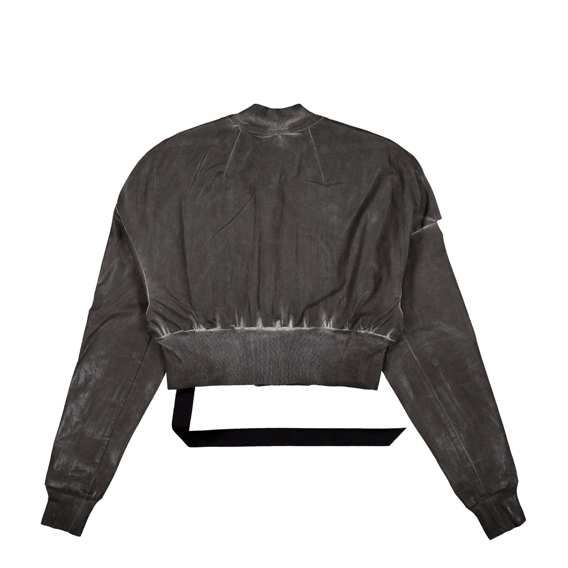 Rick Owens Flight JKT Cropped Grey Detail view 3 | Gate