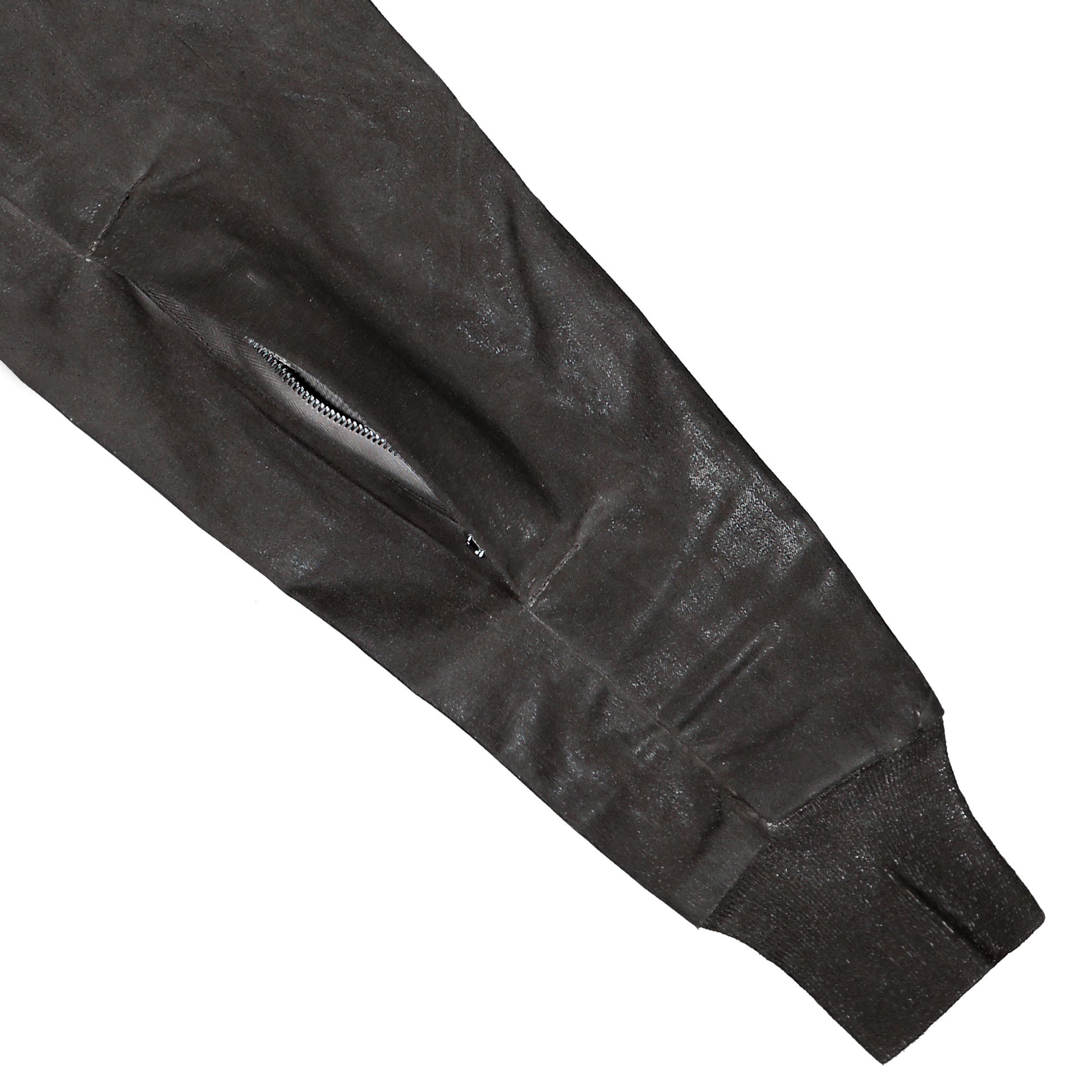 Rick Owens Flight JKT Cropped Grey Detail view 6 | Gate