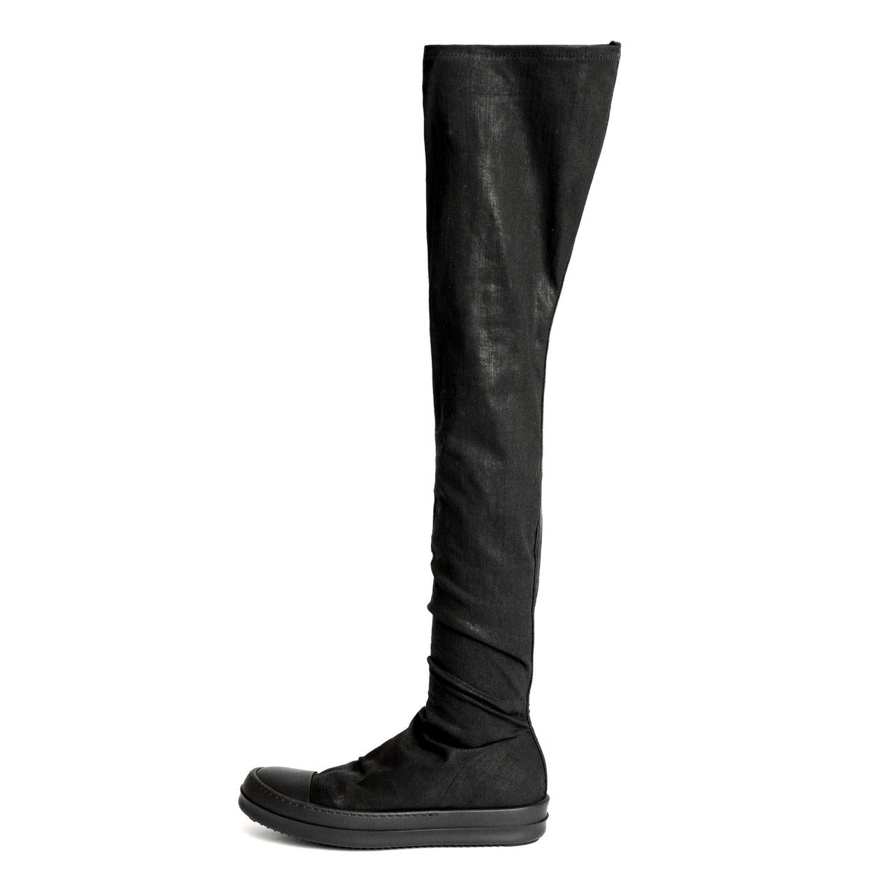 Rick Owens High Sock Sneaks Black Boots Detail view 1 | Gate