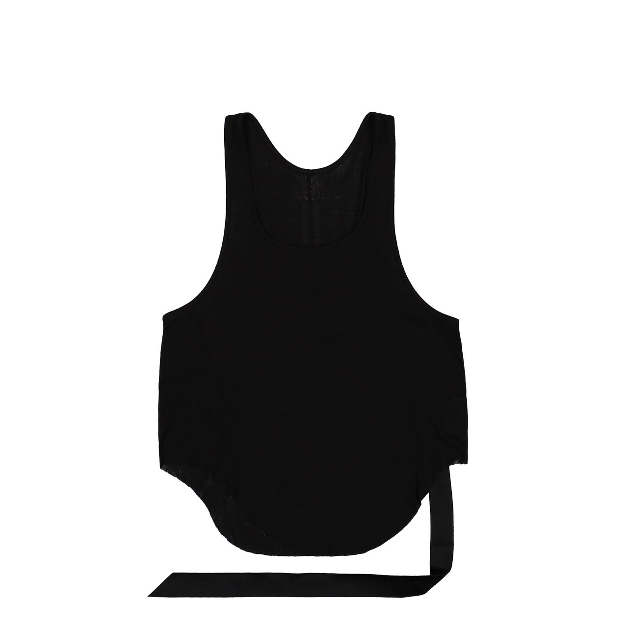 Rick Owens Cropped Tank Black Detail view 1 | Gate
