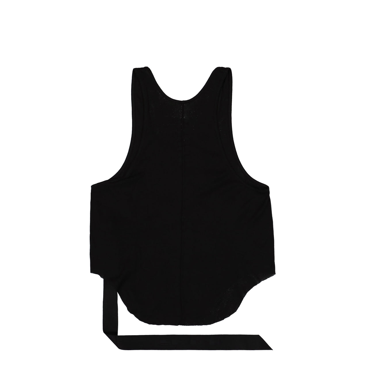 Rick Owens Cropped Tank Black Detail view 1 | Gate