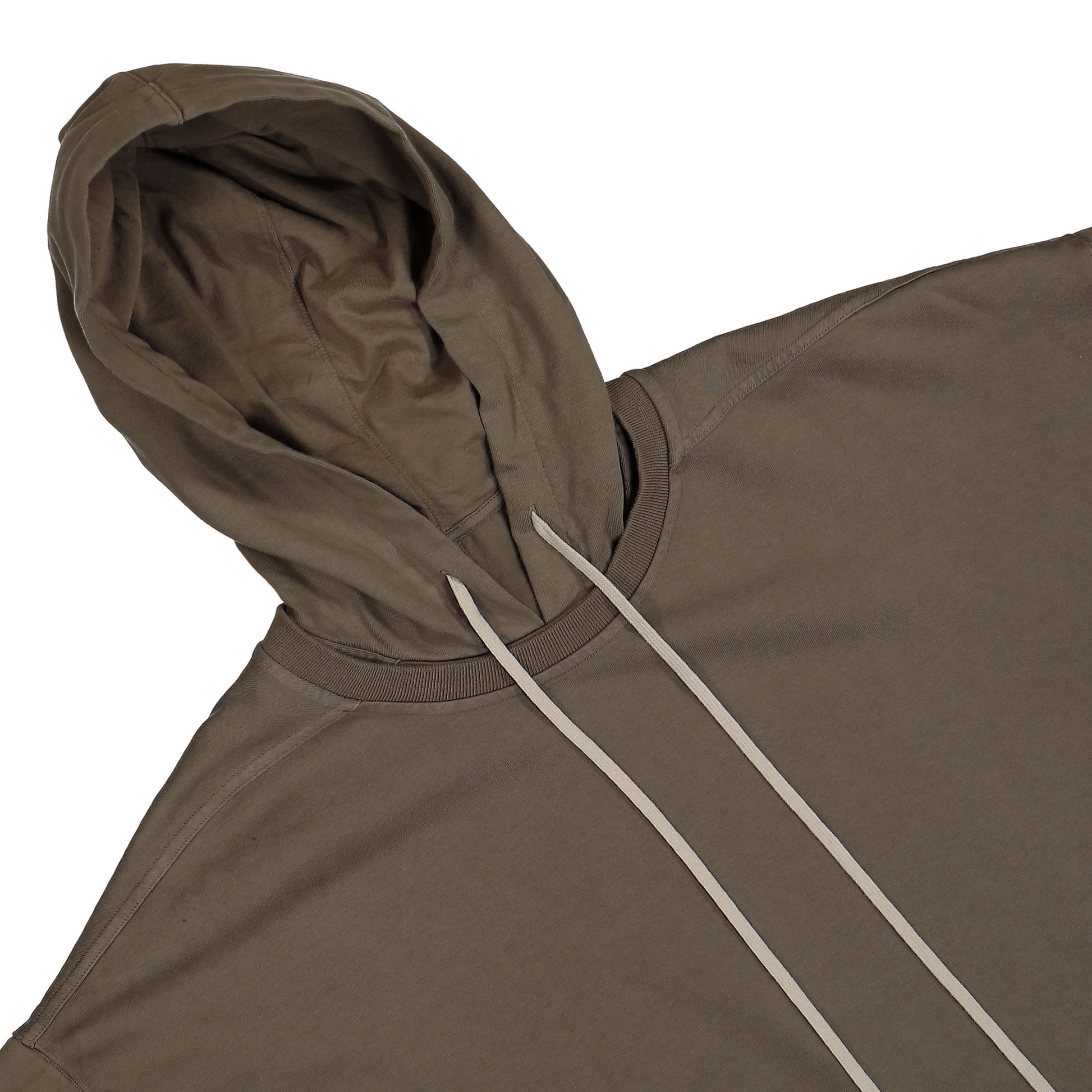 Rick Owens Tommy Hustler Hoodie Brown Detail view 3 | Gate