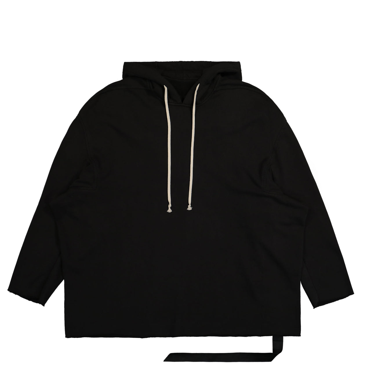 Rick Owens Peter Hoodie Black Detail view 1 | Gate
