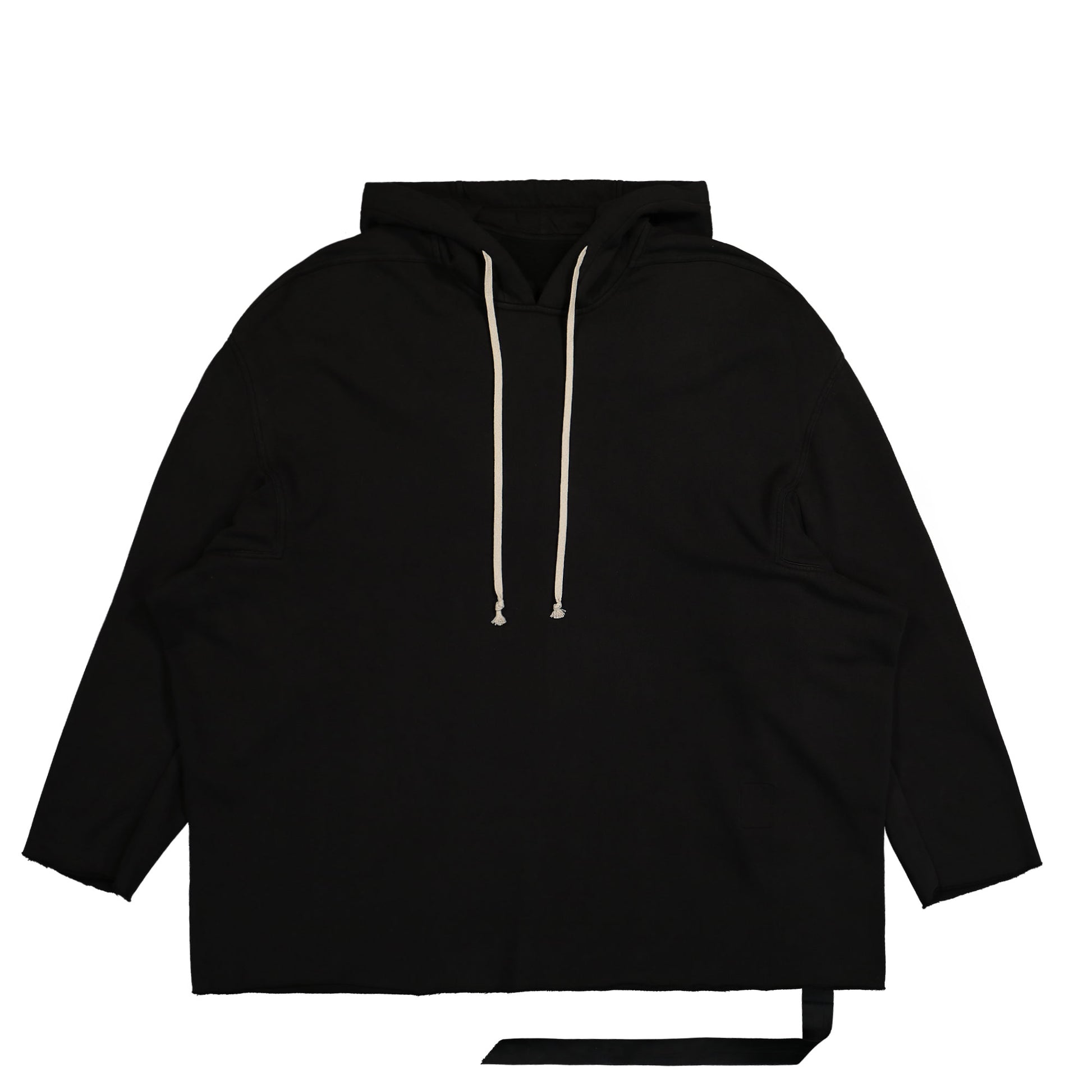 Rick Owens Peter Hoodie Black Detail view 1 | Gate
