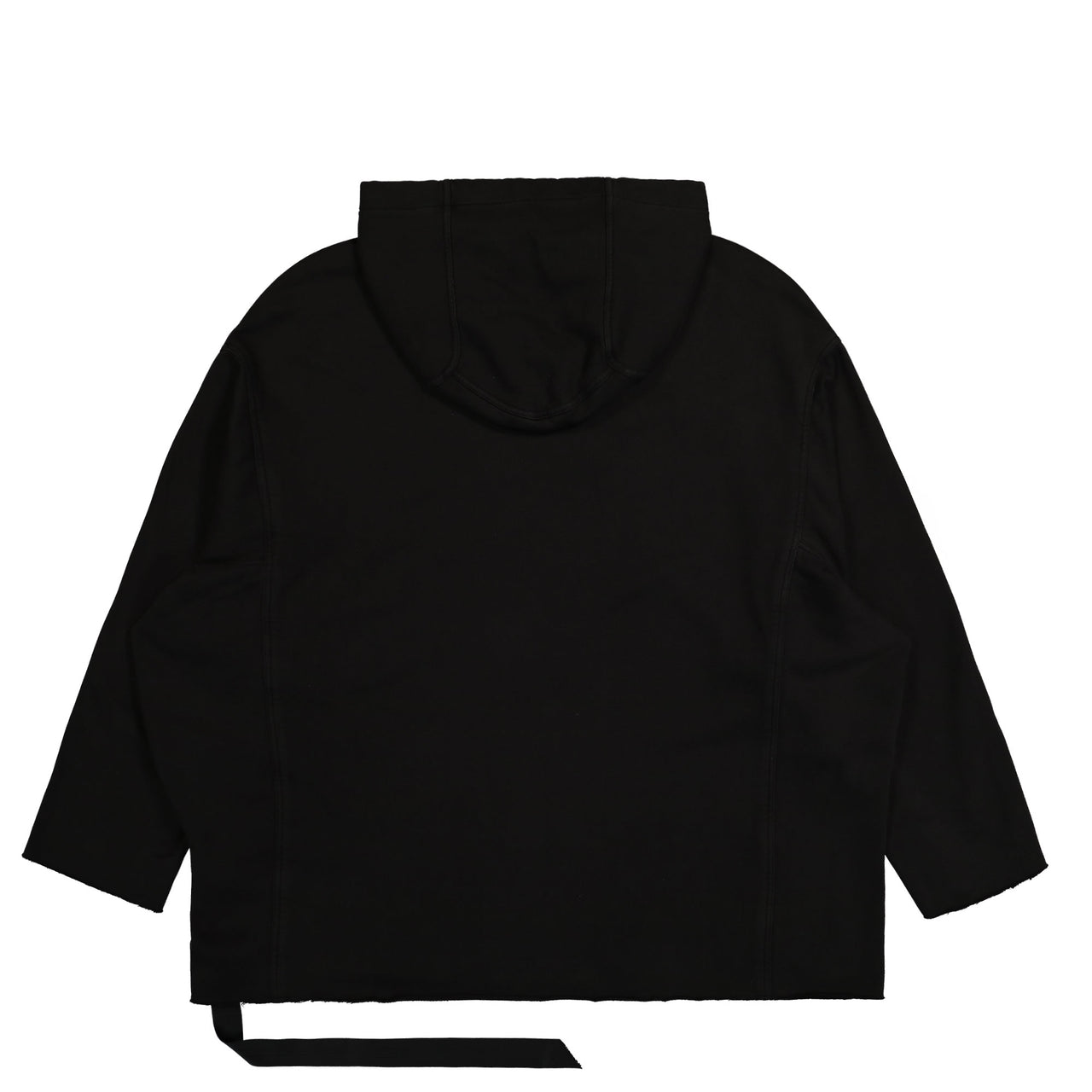 Rick Owens Peter Hoodie Black Detail view 1 | Gate