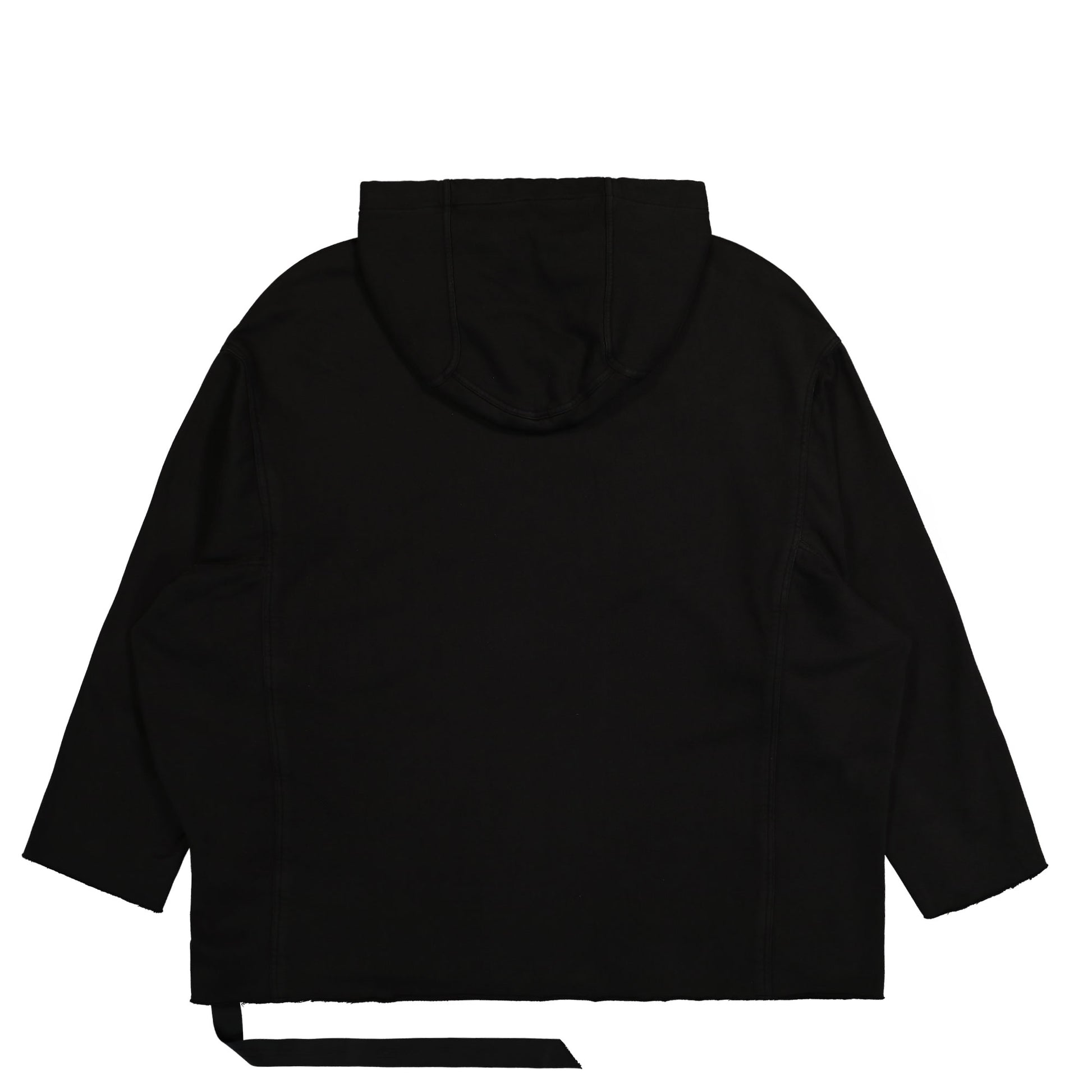Rick Owens Peter Hoodie Black Detail view 2 | Gate