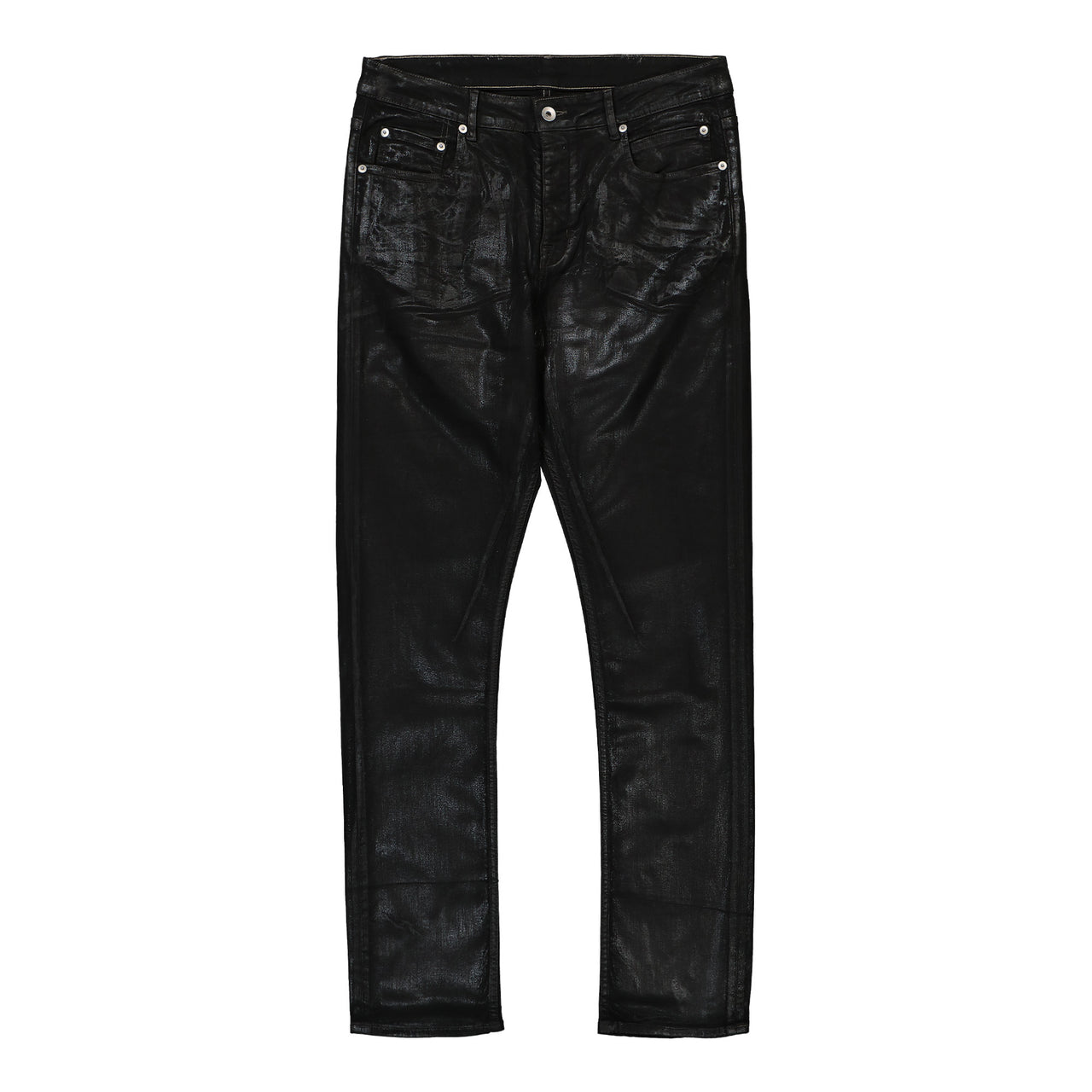 Rick Owens Detroit Cut Pants Black Detail view 1 | Gate