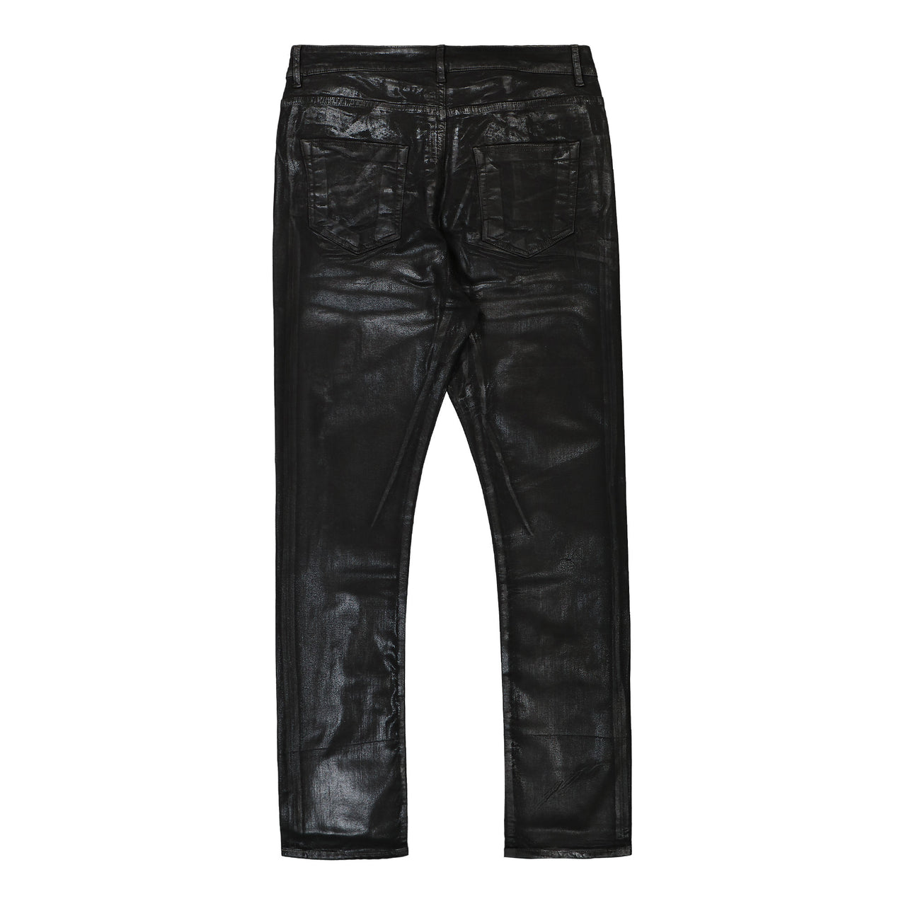 Rick Owens Detroit Cut Pants Black Detail view 1 | Gate