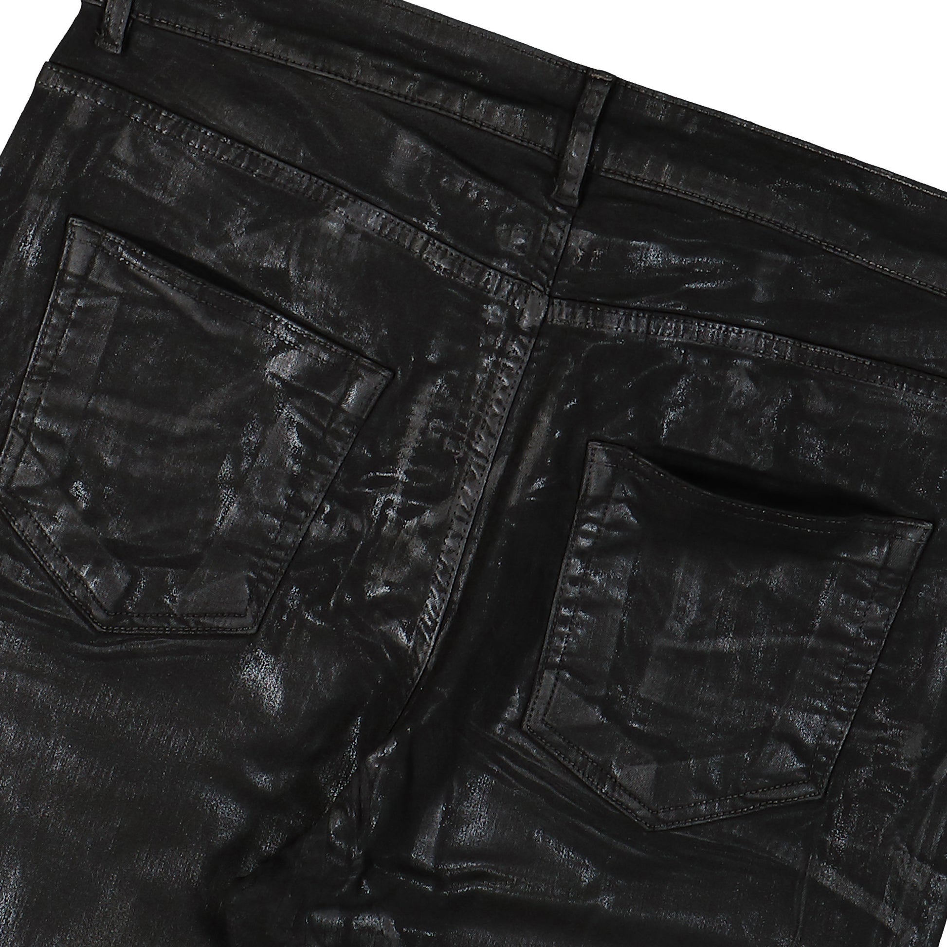 Rick Owens Detroit Cut Pants Black Detail view 5 | Gate