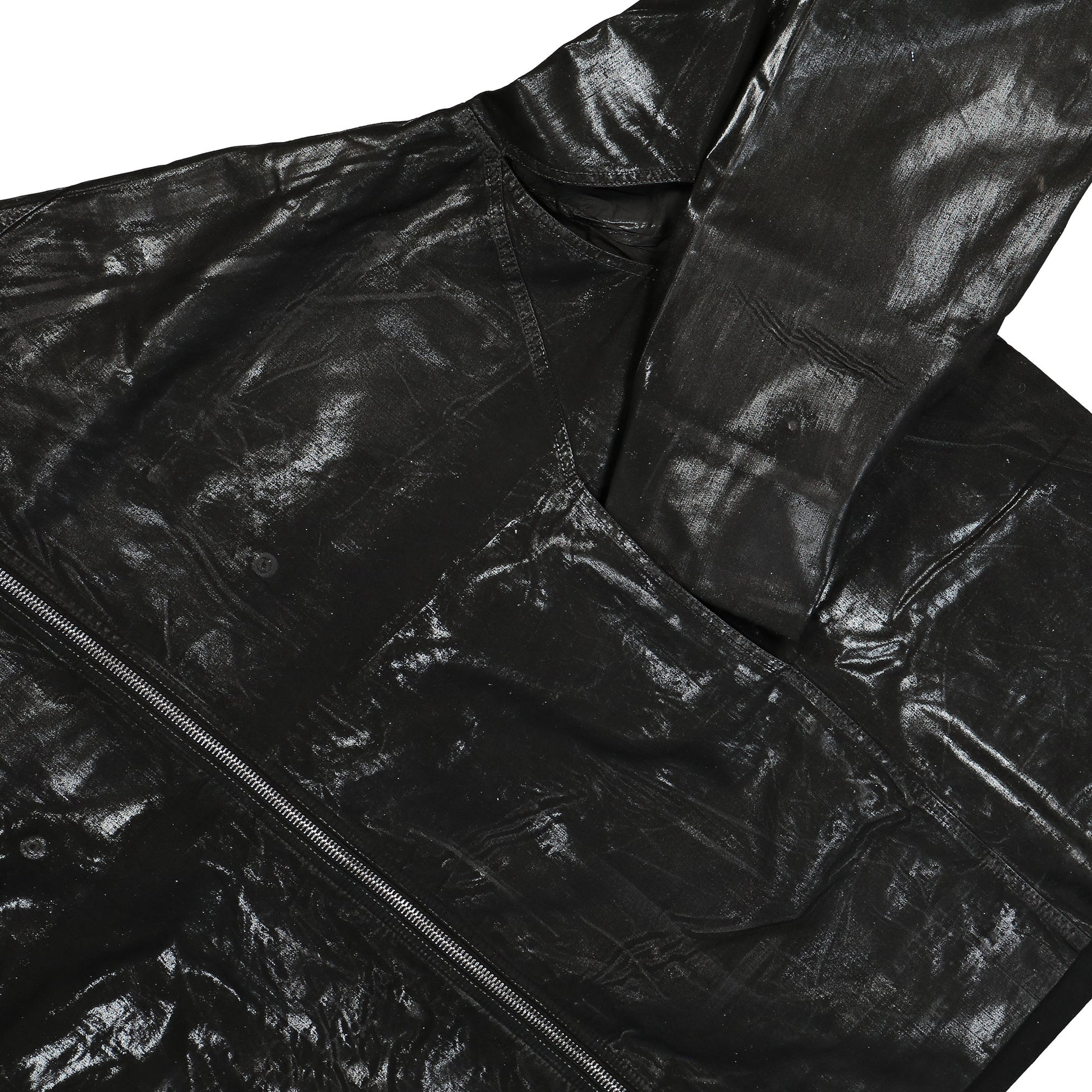 Rick Owens Gimp Kaftan JKT Black Detail view 4 | Gate