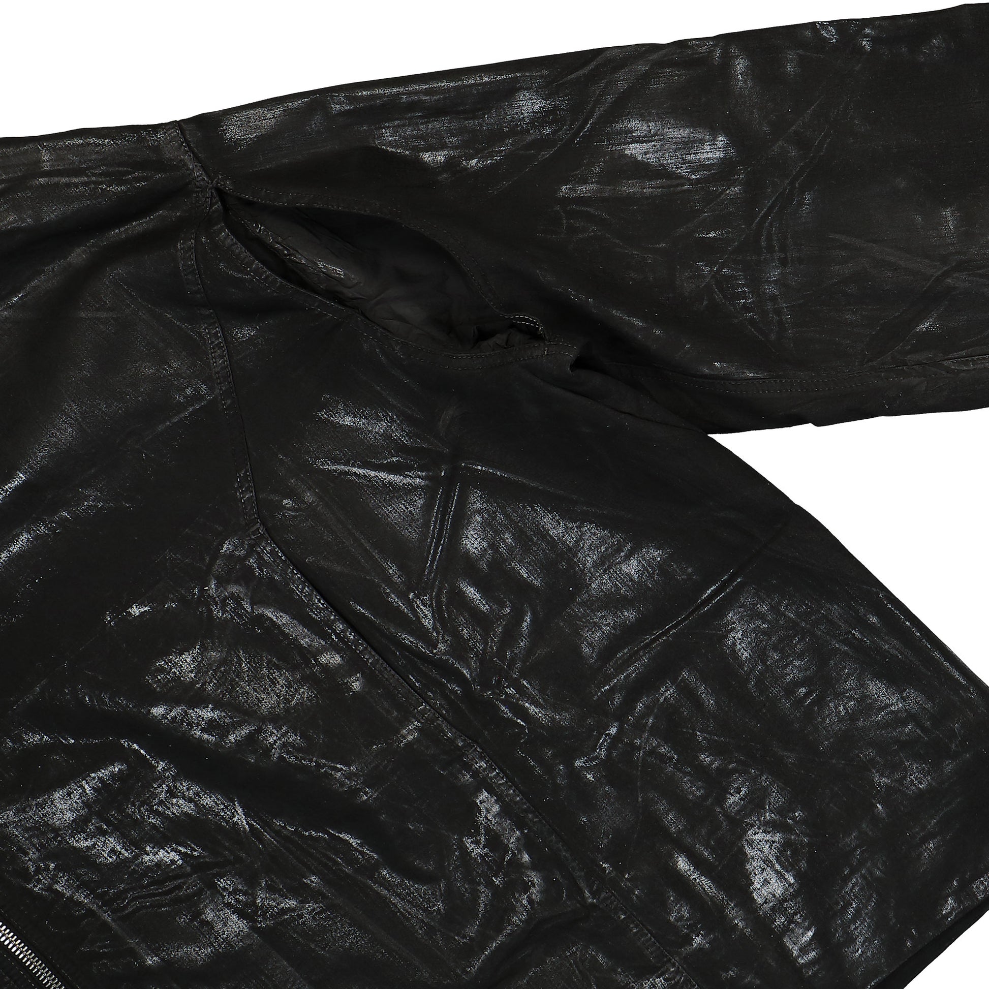 Rick Owens Gimp Kaftan JKT Black Detail view 5 | Gate