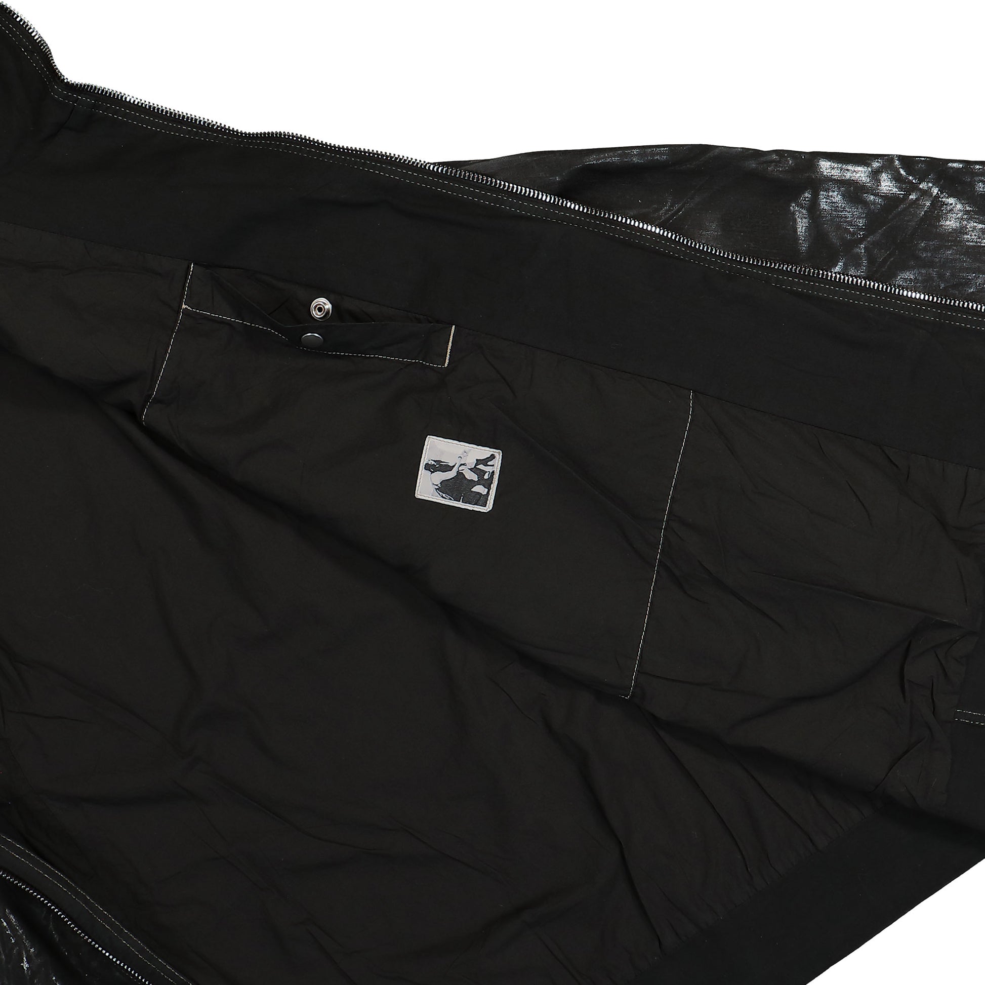 Rick Owens Gimp Kaftan JKT Black Detail view 6 | Gate