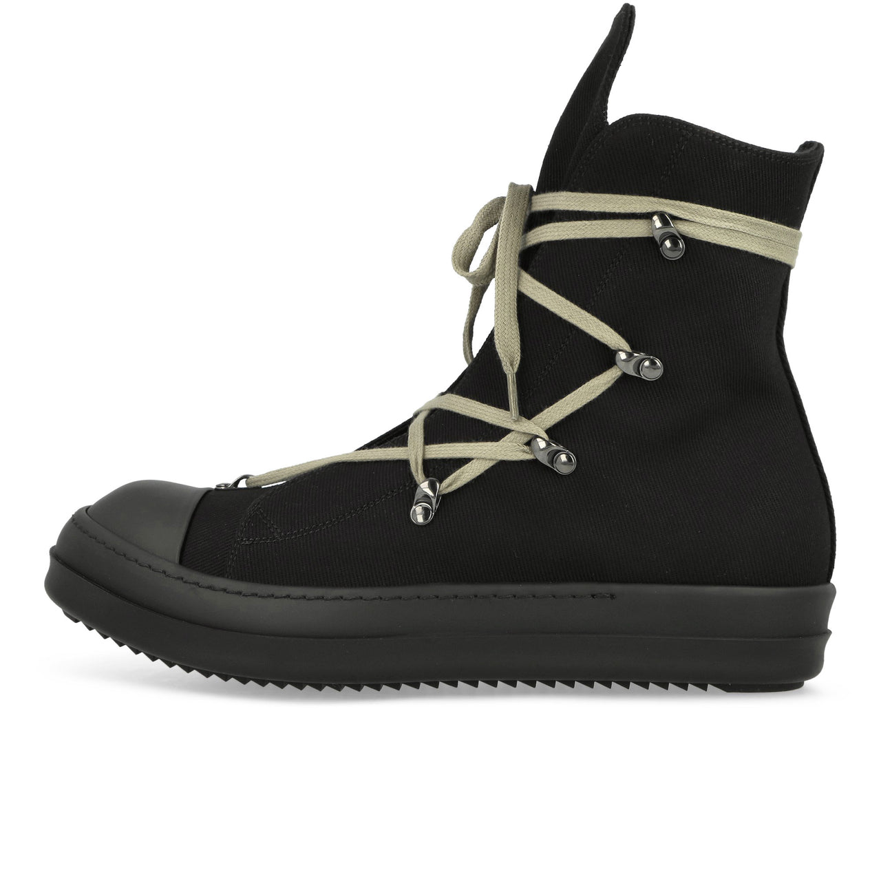 Rick Owens Hexa Sneaks Black Sneaker Detail view 1 | Gate