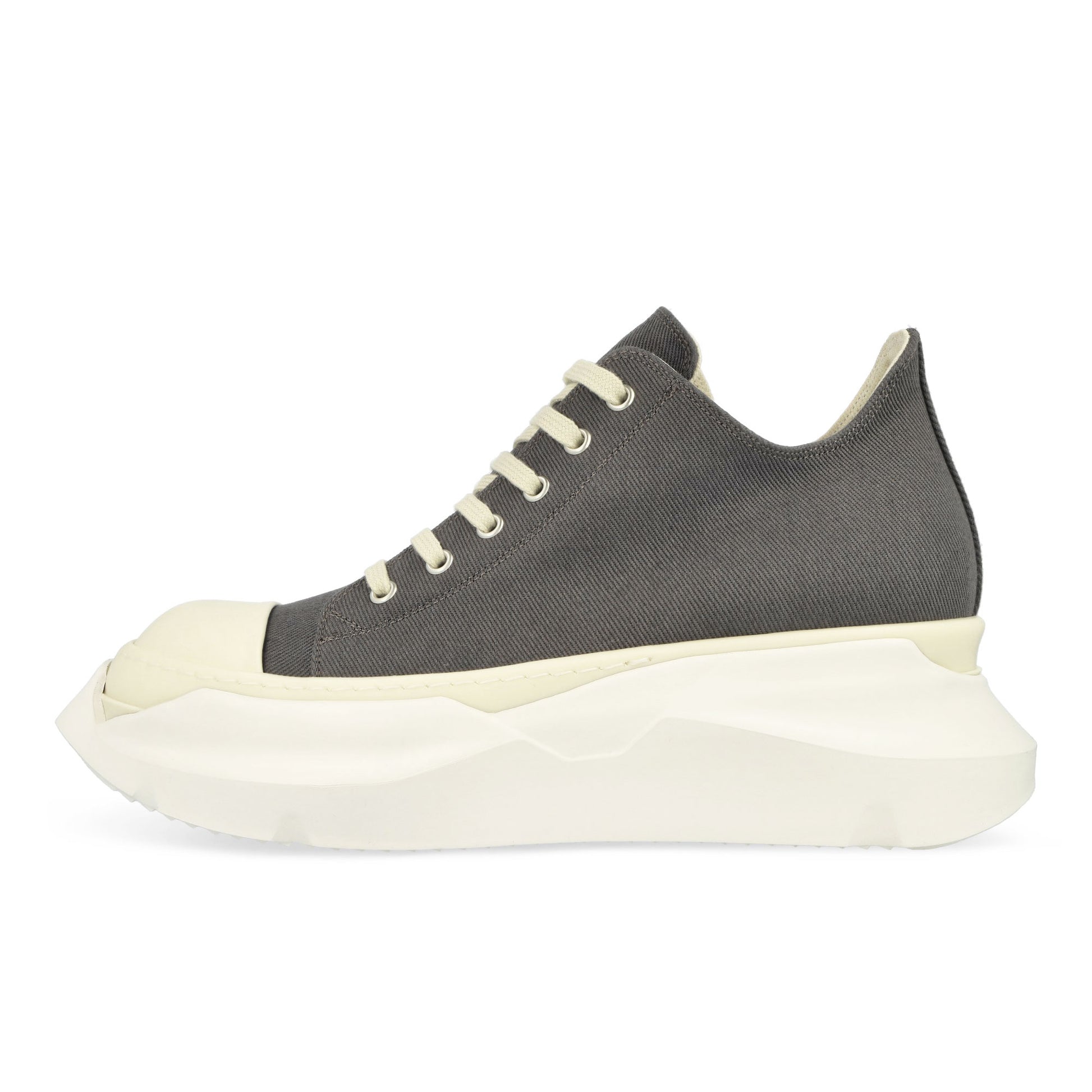 Rick Owens Abstract Low Sneaks Grey Sneaker Detail view 1 | Gate
