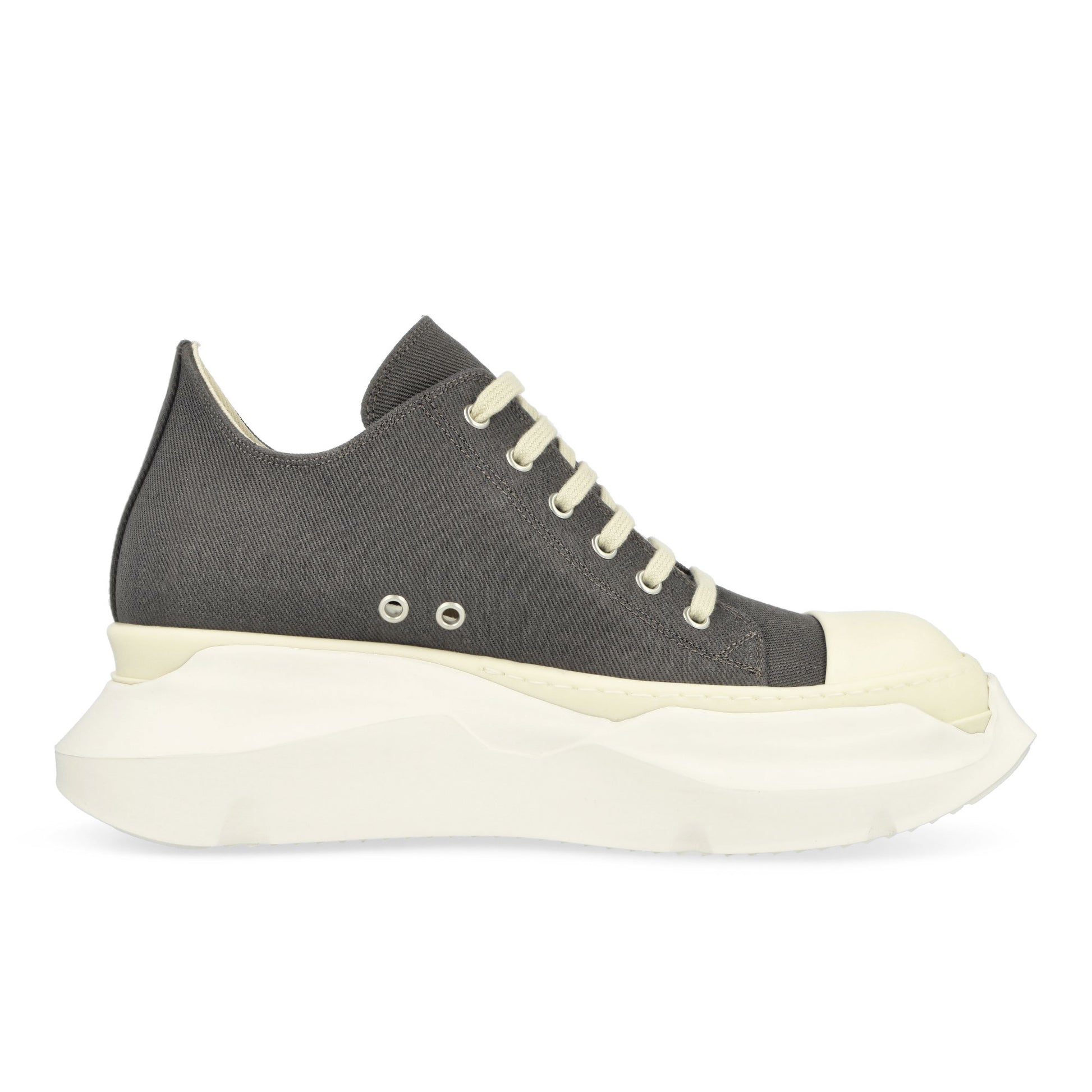 Rick Owens Abstract Low Sneaks Grey Sneaker Detail view 3 | Gate