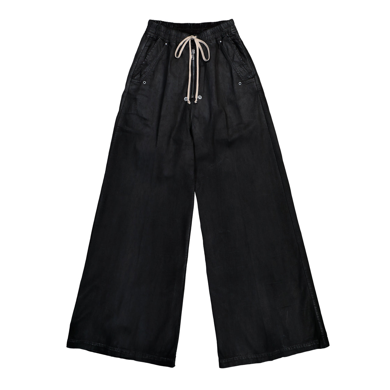 Rick Owens DRKSHDW Geth Belas Denim Pants Black Pants DU01F4378 DBK 09 Detail View 1 | GATE