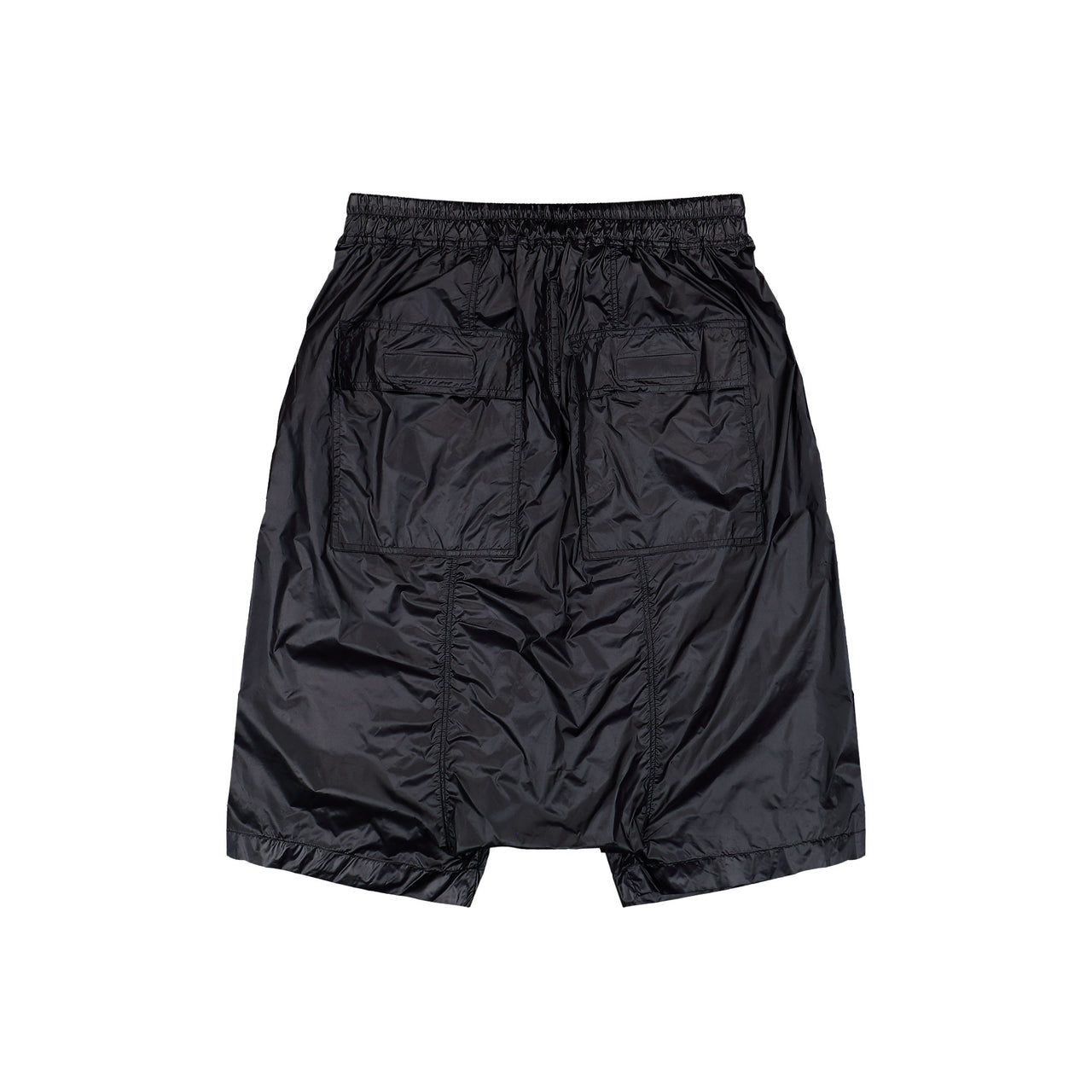 Rick Owens DRKSHDW Drawstring Pods Black Shorts DU01F4380 NPS 09 Detail View 1 | GATE