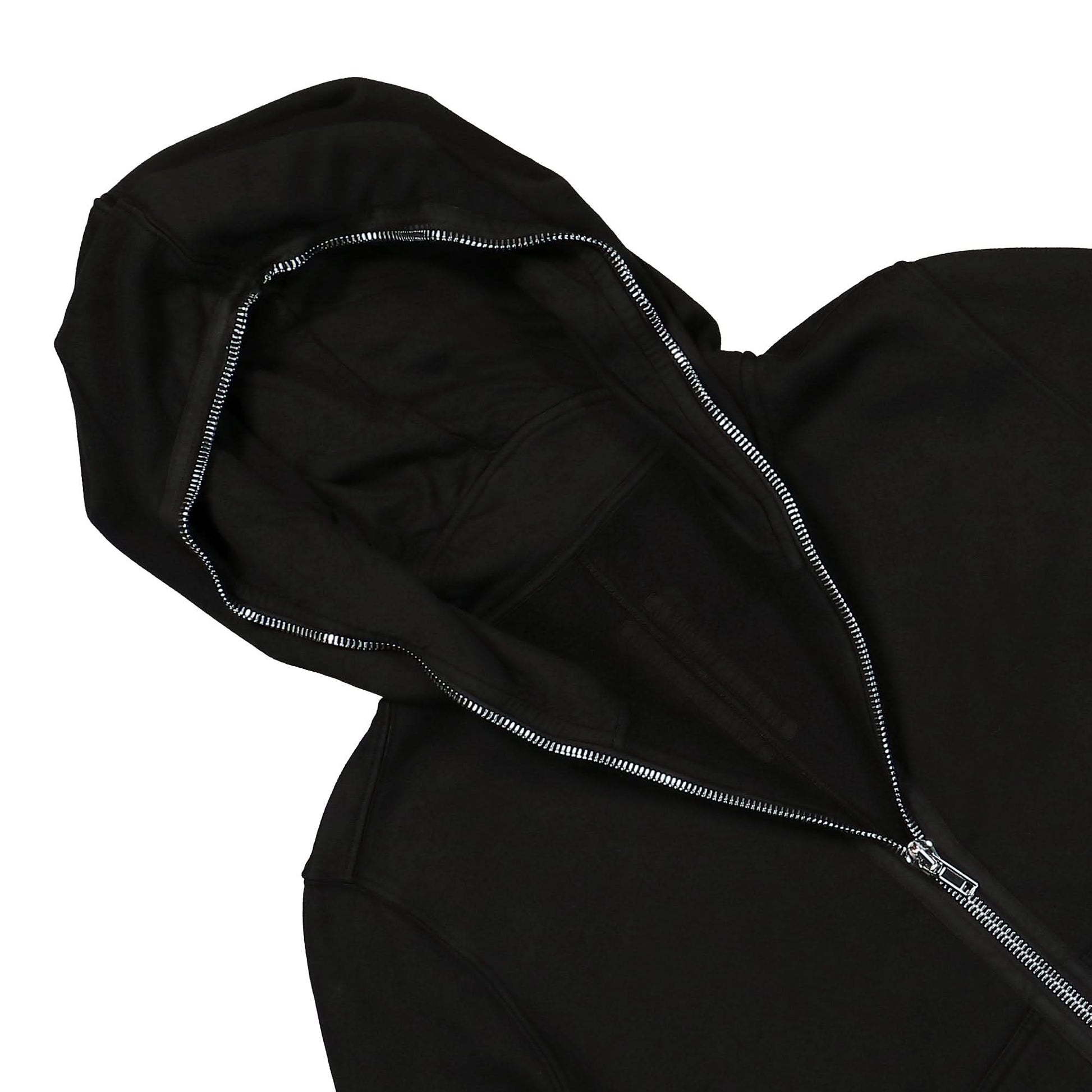 Rick Owens Gimp Hoodie Black Detail view 3 | Gate