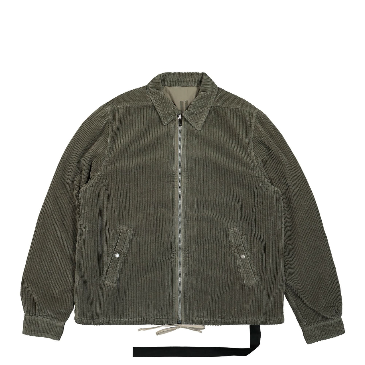 Rick Owens Zipfront Jacket Green Detail view 1 | Gate