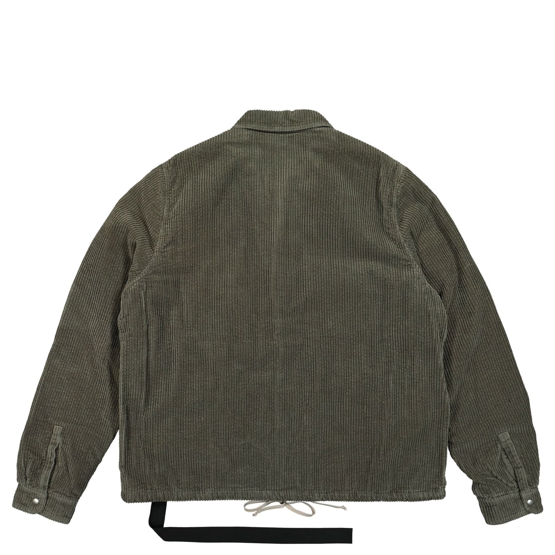 Rick Owens Zipfront Jacket Green Detail view 2 | Gate