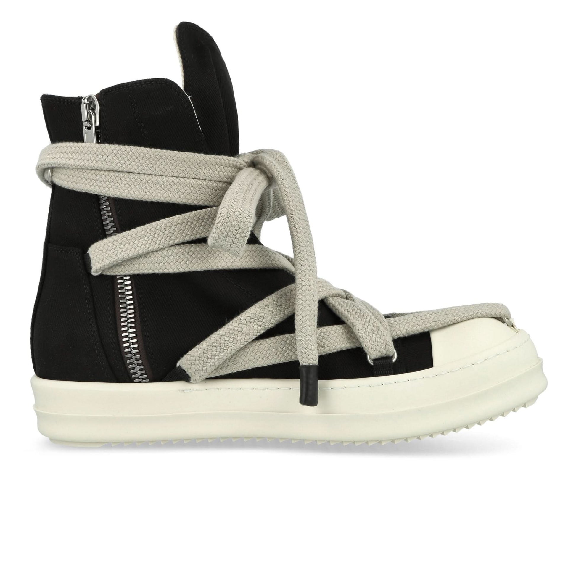 Rick Owens Hexa Sneaks Black Sneaker Detail view 2 | Gate