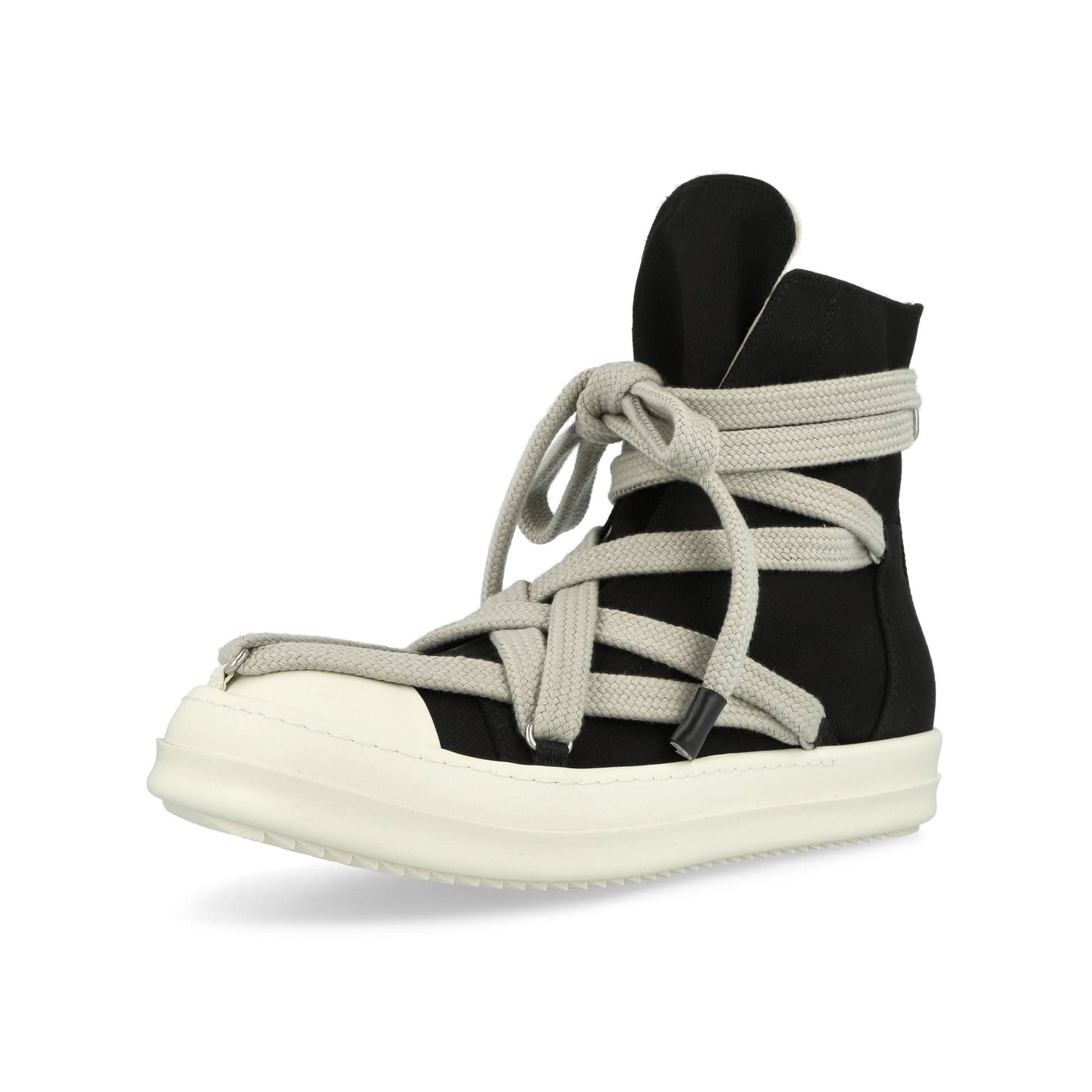 Rick Owens Hexa Sneaks Black Sneaker Detail view 4 | Gate