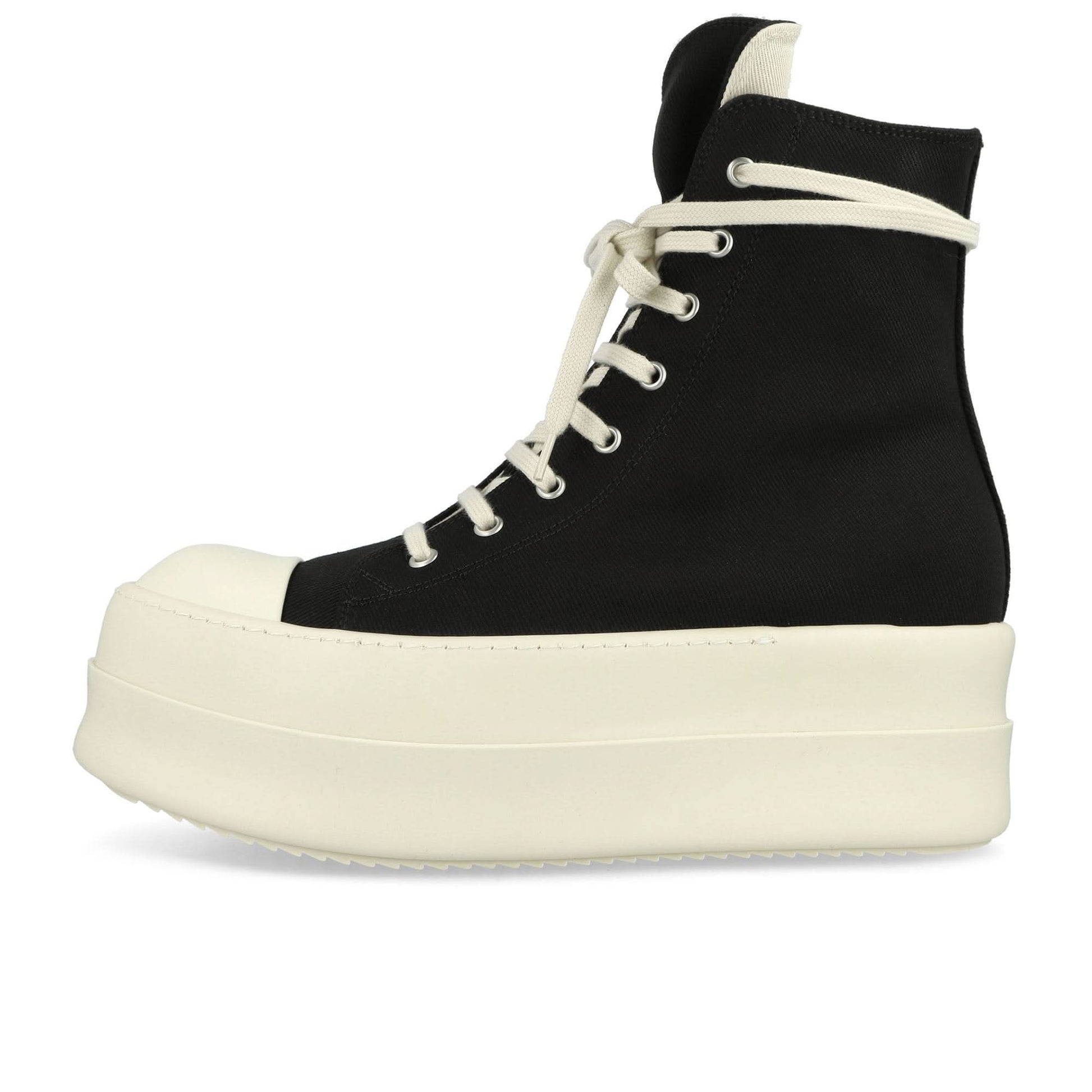 Rick Owens Mega Bumper Sneaks Black Sneaker Detail view 1 | Gate
