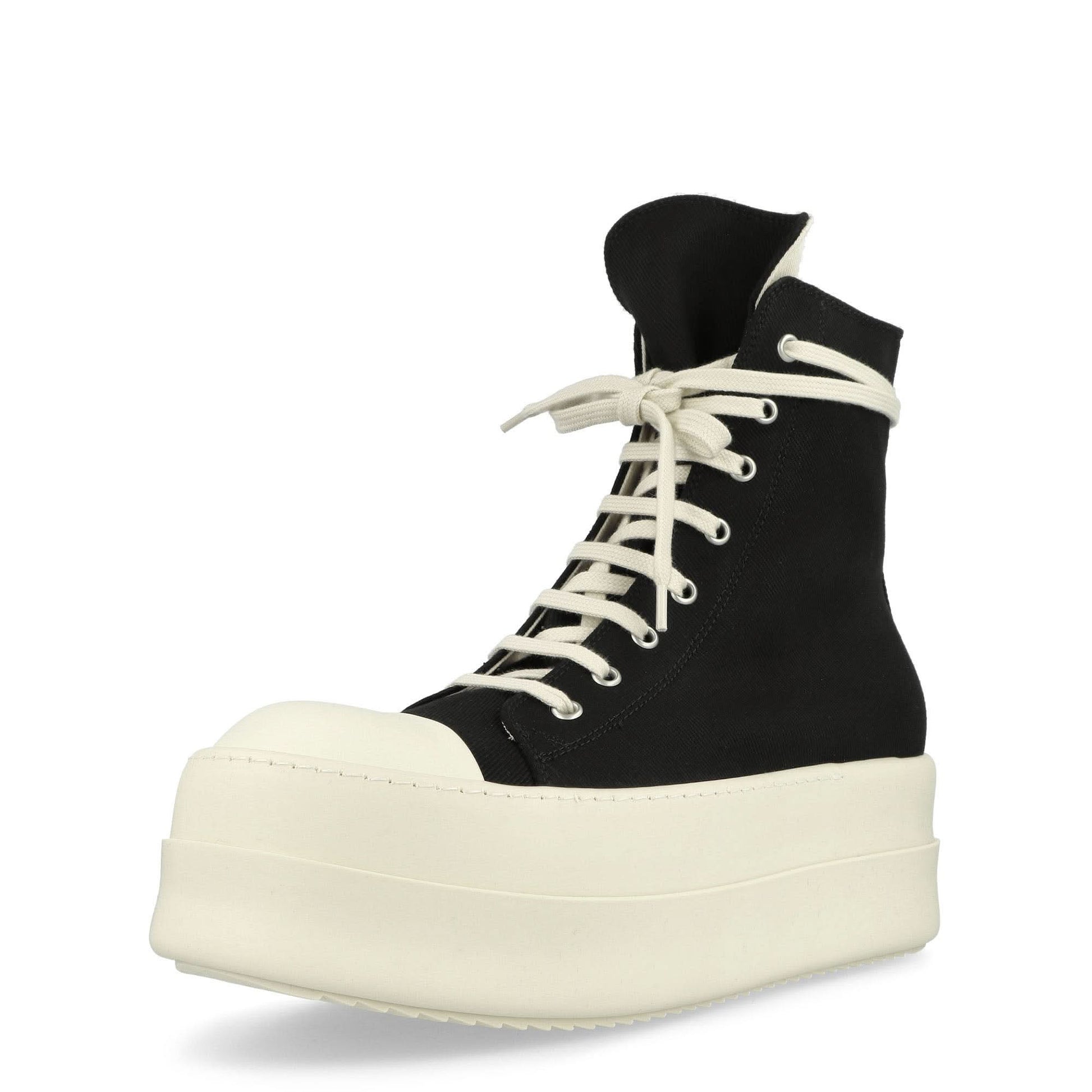 Rick Owens Mega Bumper Sneaks Black Sneaker Detail view 4 | Gate