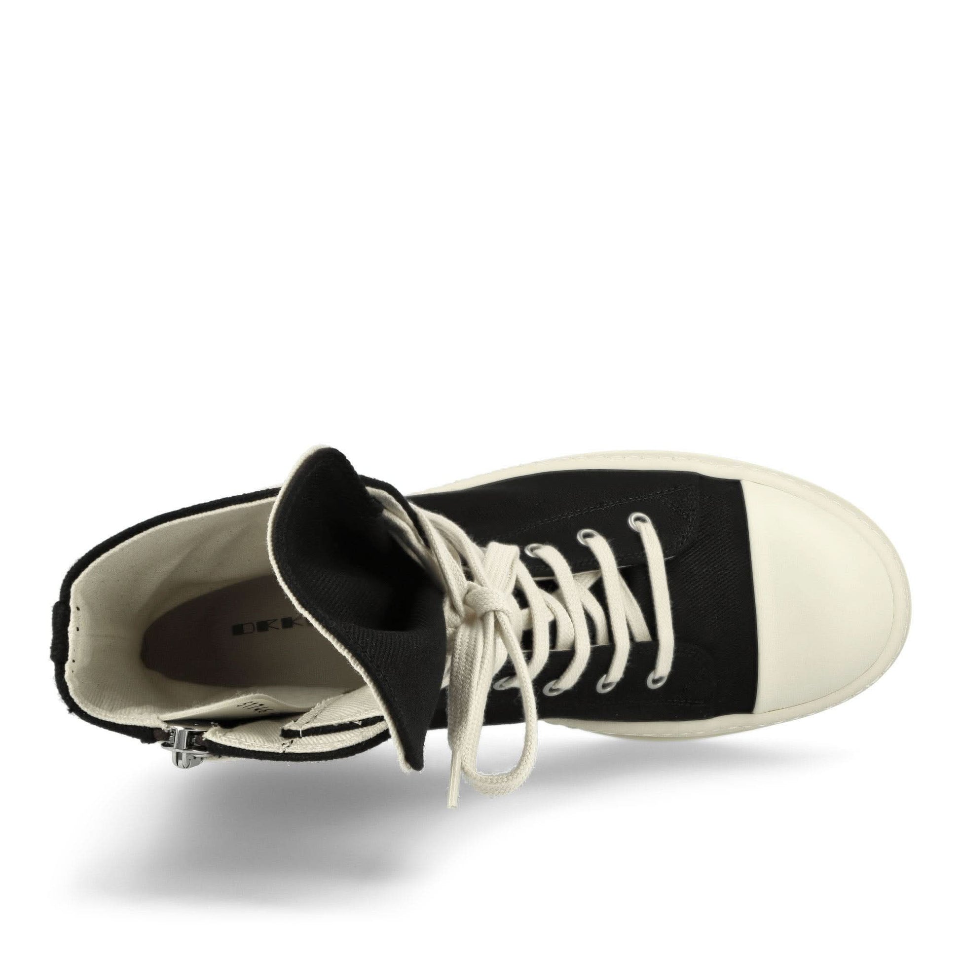 Rick Owens Mega Bumper Sneaks Black Sneaker Detail view 5 | Gate