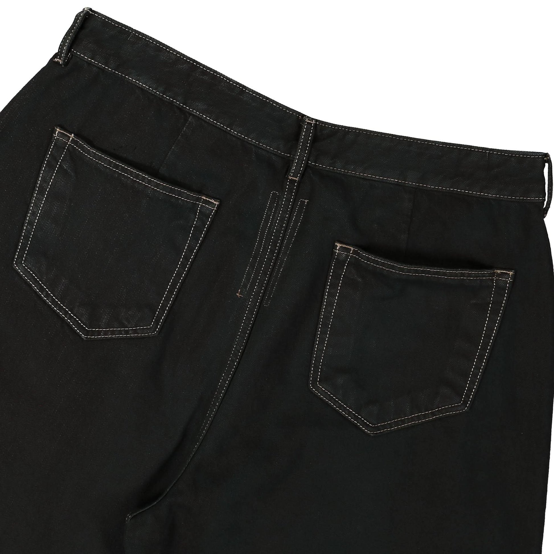 Rick Owens Geth Jeans Black Detail view 5 | Gate