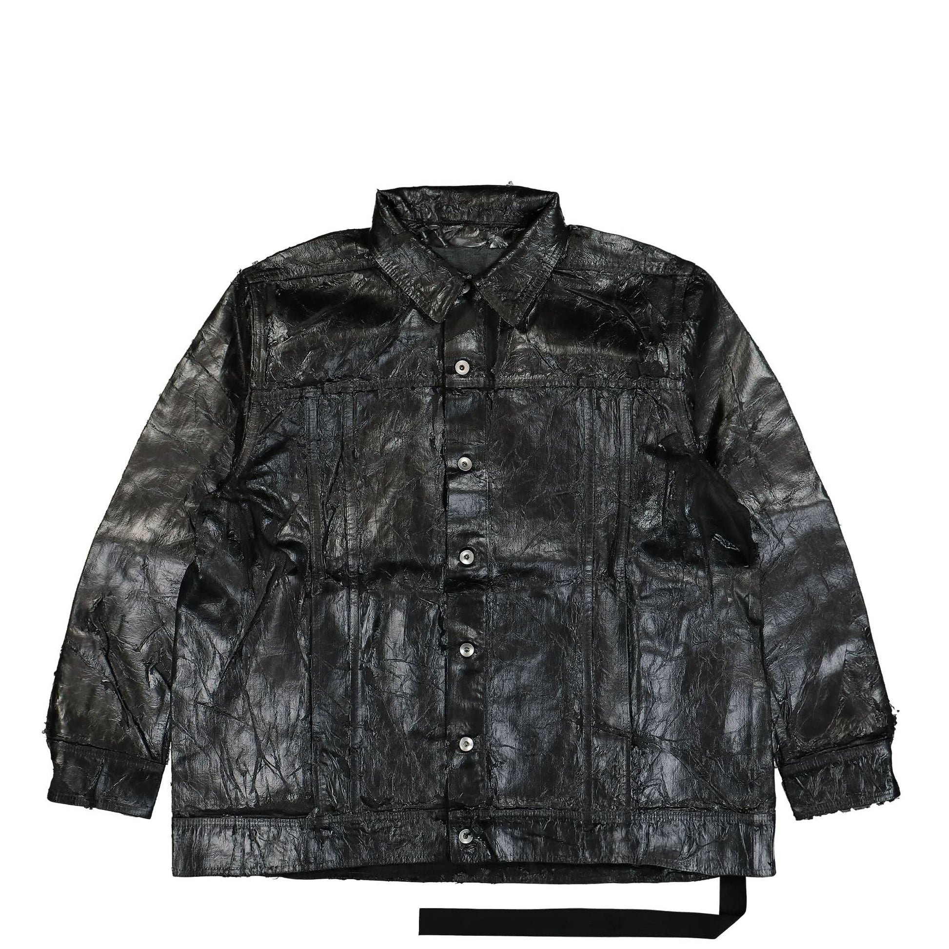 Rick Owens Jumbo Worker Jacket Black Detail view 1 | Gate