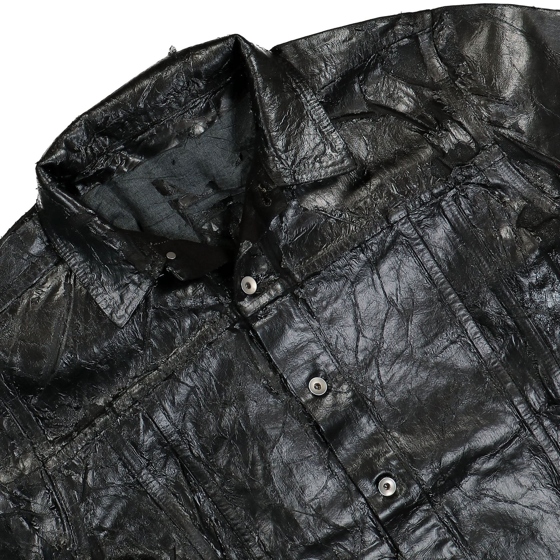 Rick Owens Jumbo Worker Jacket Black Detail view 3 | Gate