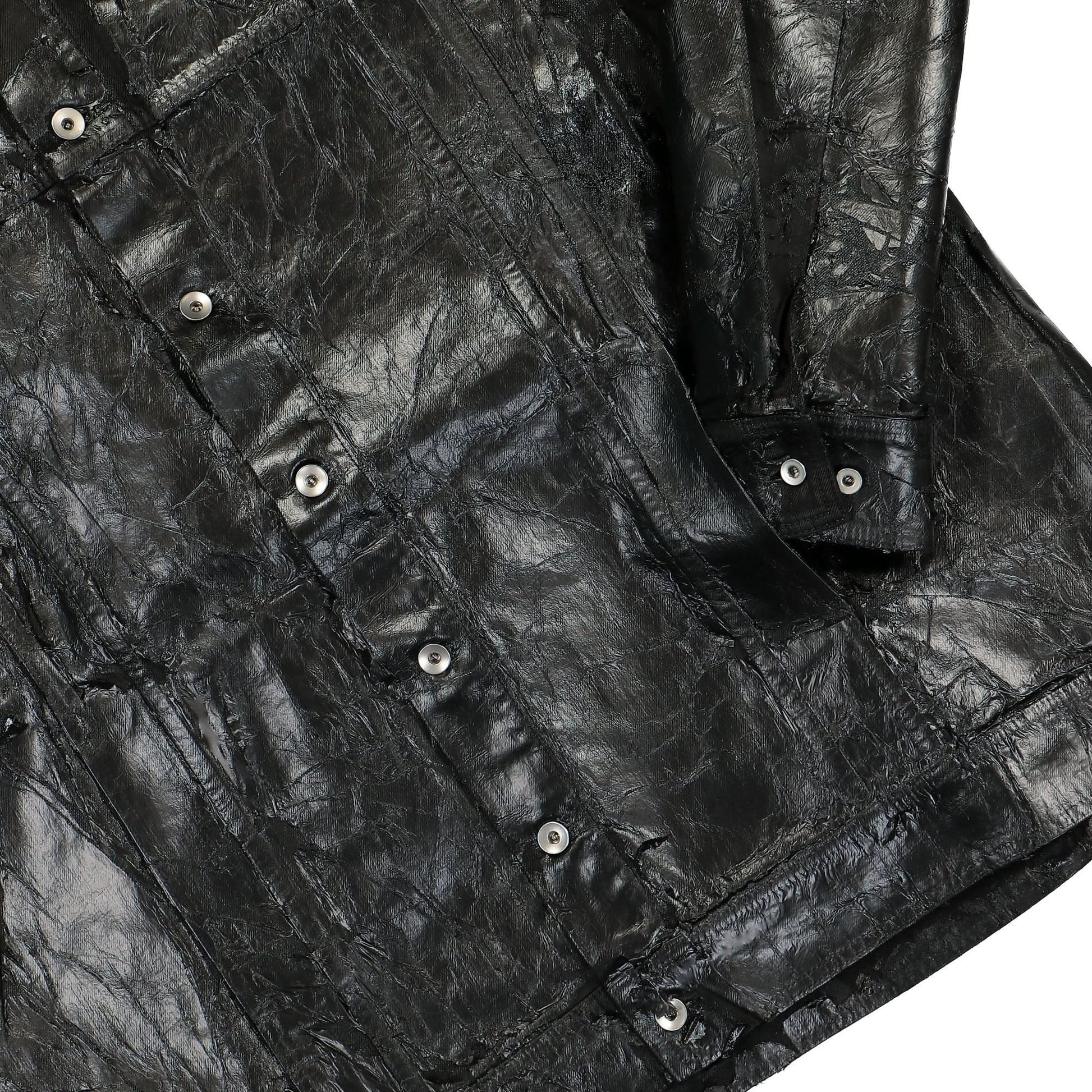 Rick Owens Jumbo Worker Jacket Black Detail view 4 | Gate