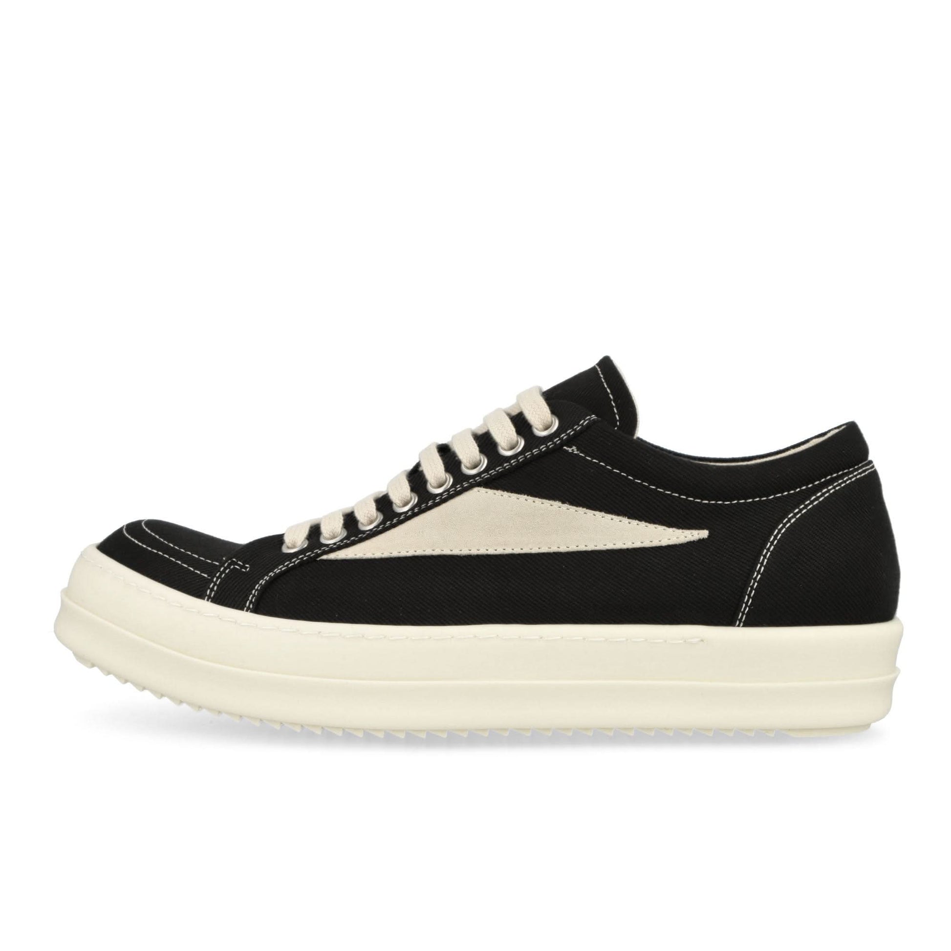 Rick Owens Vintage Sneaks Black Sneaker Detail view 1 | Gate