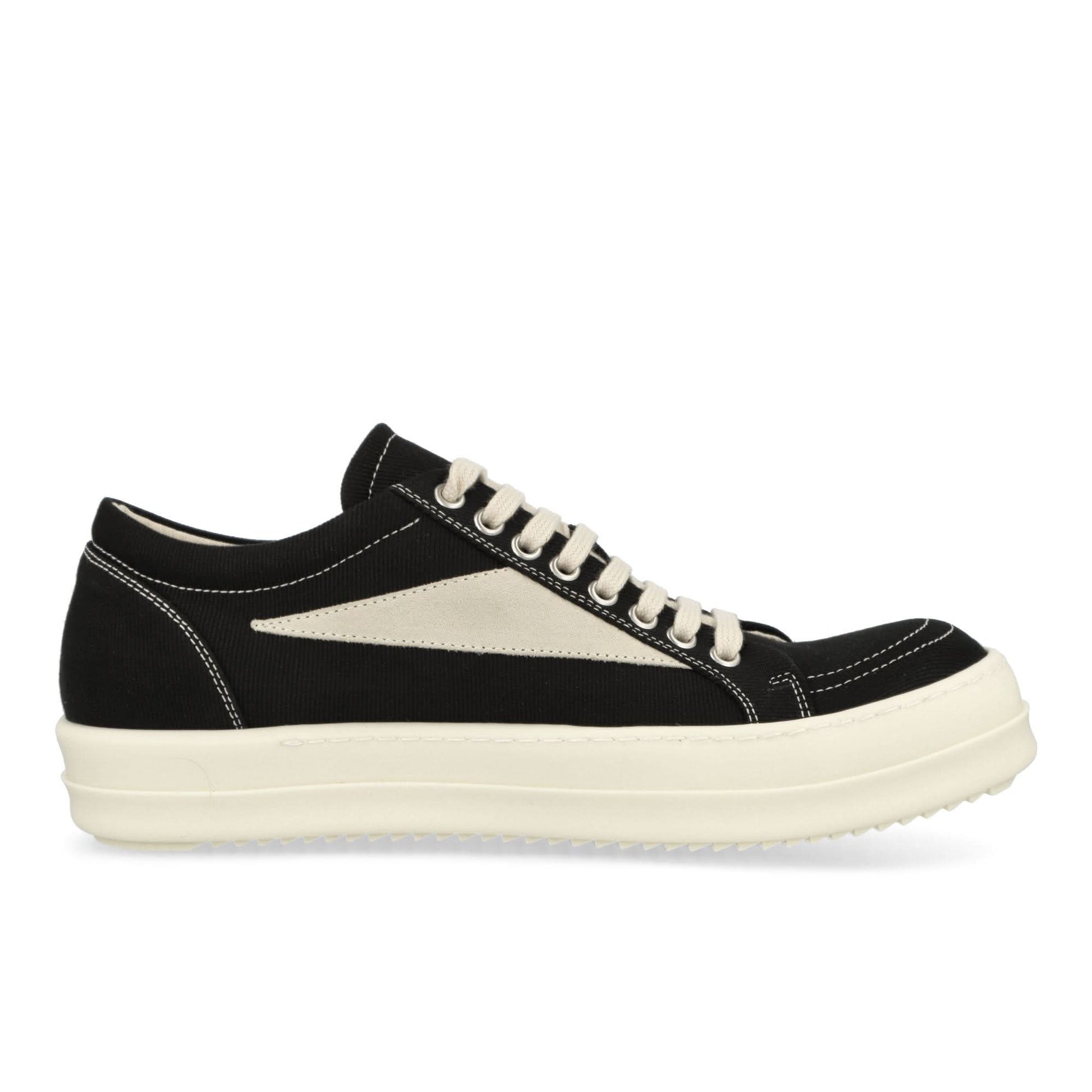 Rick Owens Vintage Sneaks Black Sneaker Detail view 2 | Gate