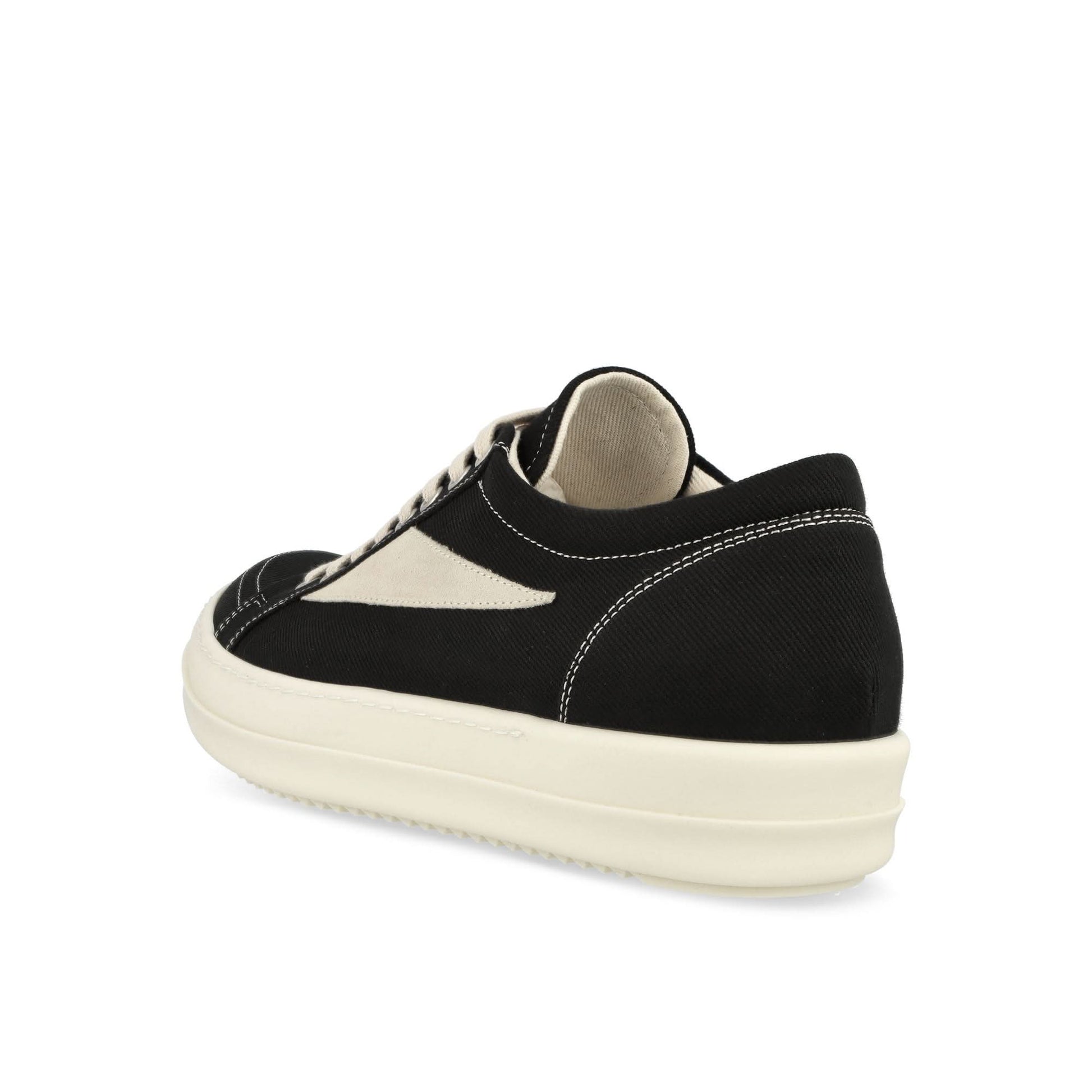 Rick Owens Vintage Sneaks Black Sneaker Detail view 3 | Gate