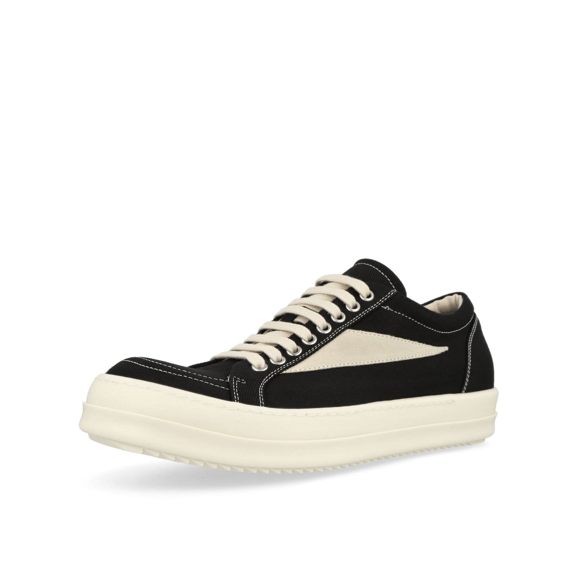 Rick Owens Vintage Sneaks Black Sneaker Detail view 4 | Gate