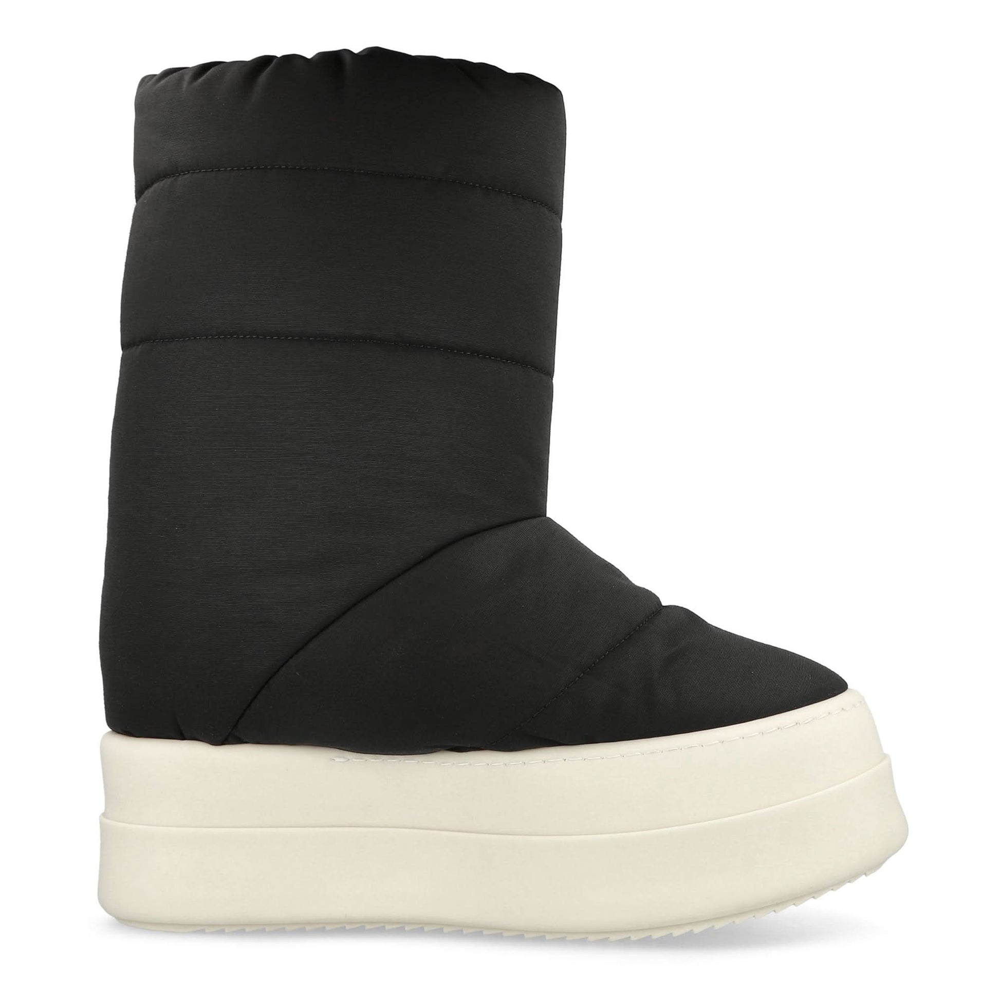 Rick Owens Mega Bumper Lunar Black Boots Detail view 2 | Gate