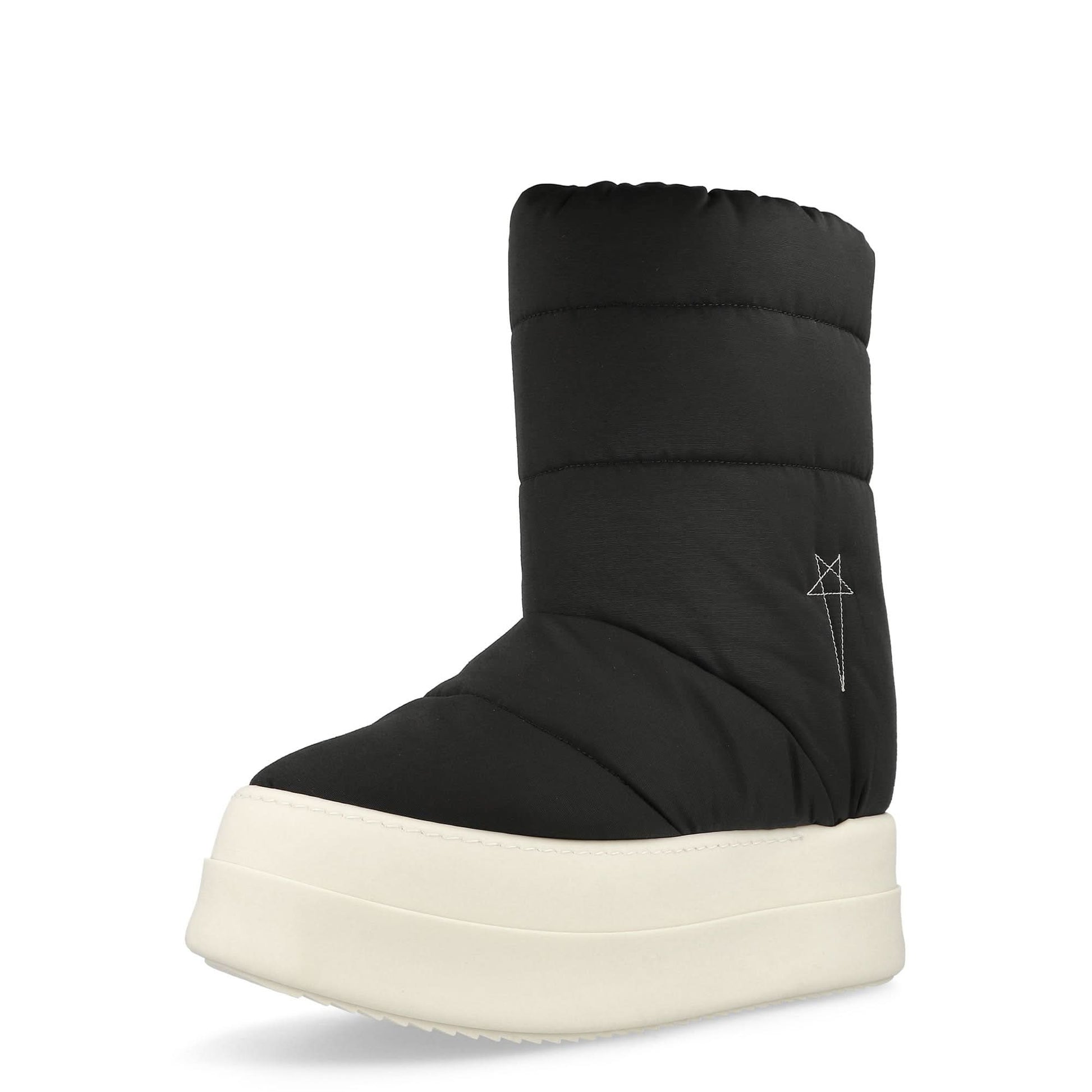 Rick Owens Mega Bumper Lunar Black Boots Detail view 4 | Gate