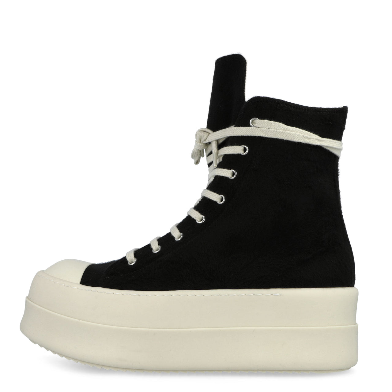 Rick Owens DRKSHDW Double Bumper Sneaks Black / Milk / Milk Sneaker DU02E7831 BMO 911 Detail View 1 | GATE