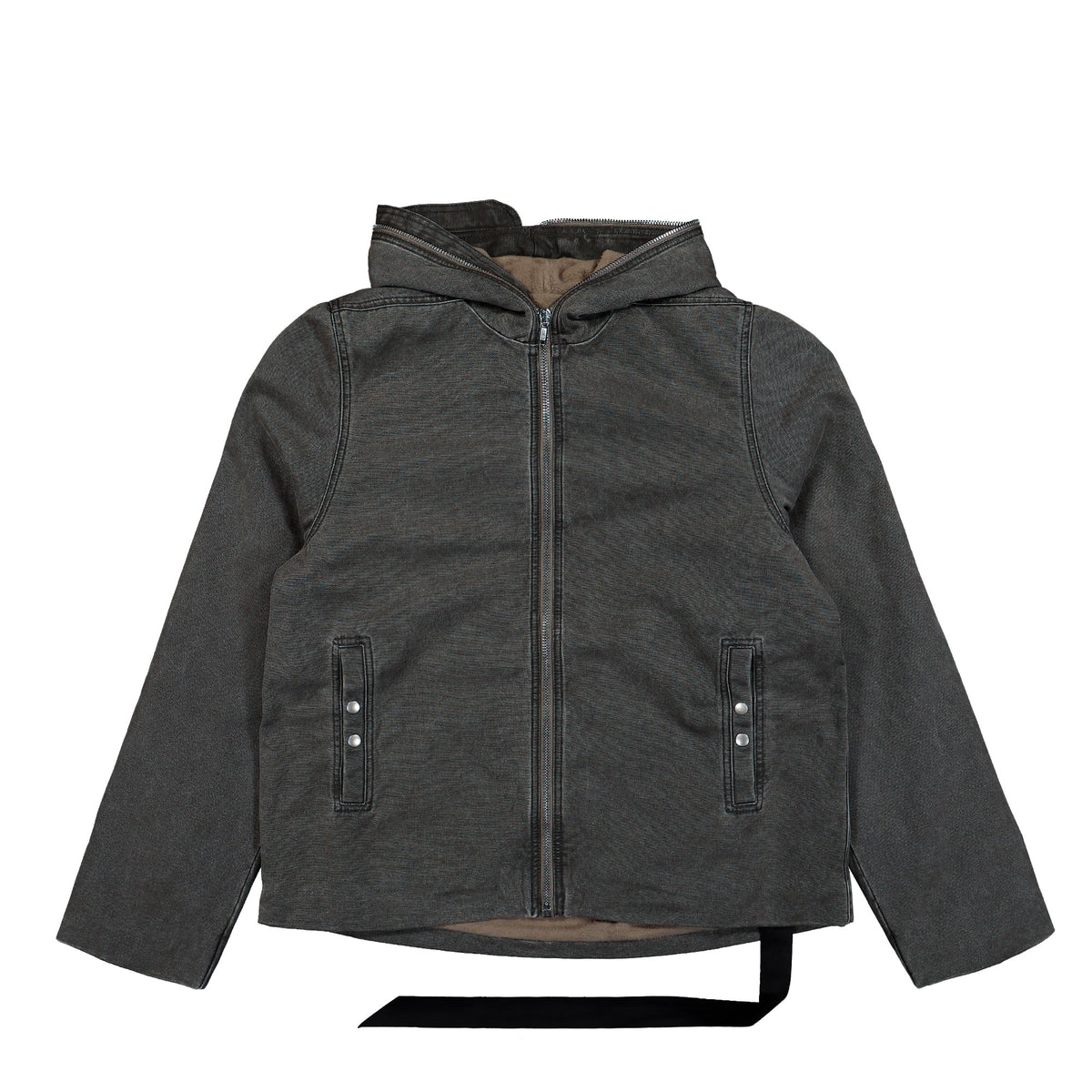 Rick Owens DRKSHDW Gimp Zipfront Jacket Gravel Jackets DU02F6778 CVG 148 Detail View 1 | GATE