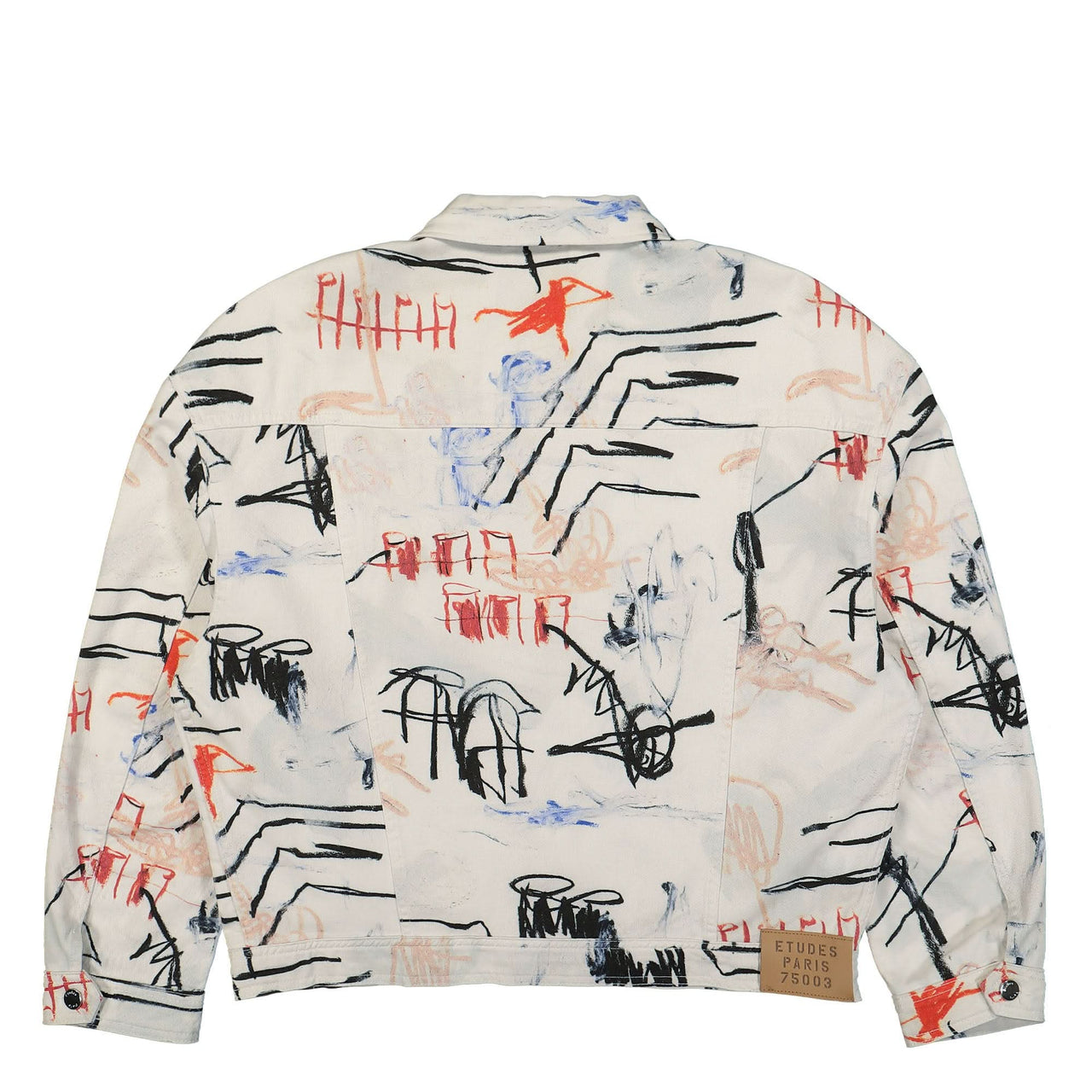 Études Studio Shadow Twill Ciel De Mai Denim Jacket Multicolor Detail view 1 | Gate