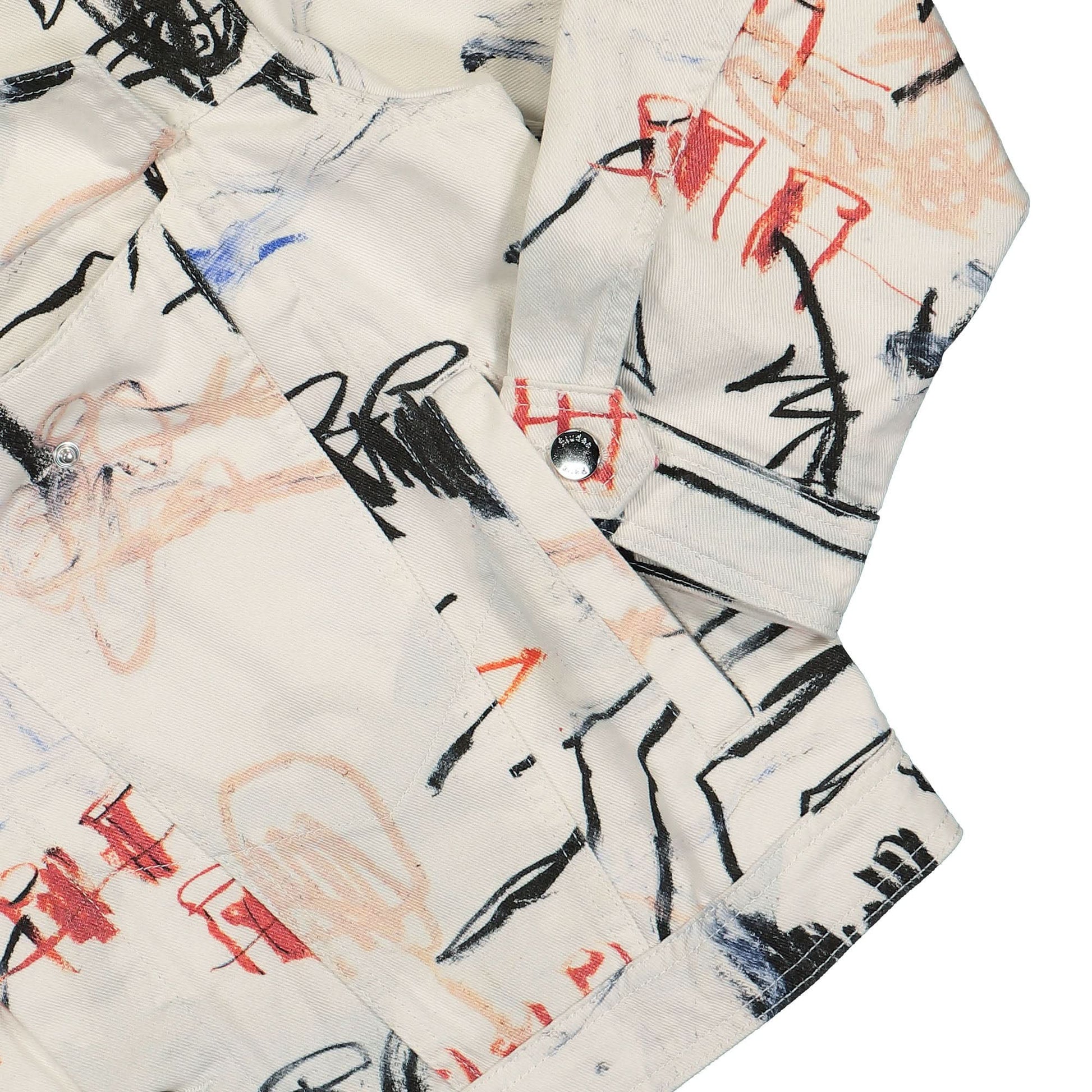 Études Studio Shadow Twill Ciel De Mai Denim Jacket Multicolor Detail view 4 | Gate