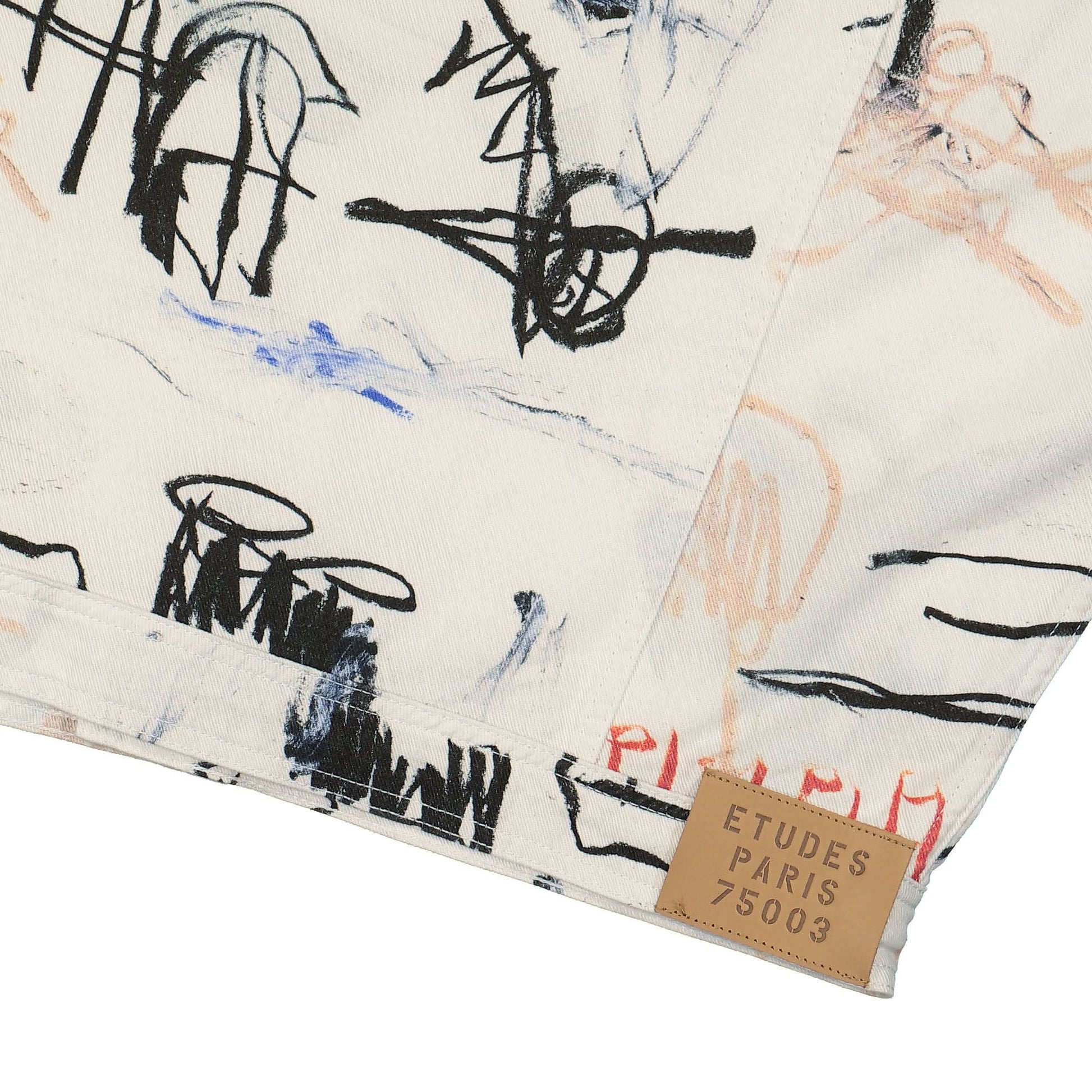 Études Studio Shadow Twill Ciel De Mai Denim Jacket Multicolor Detail view 5 | Gate